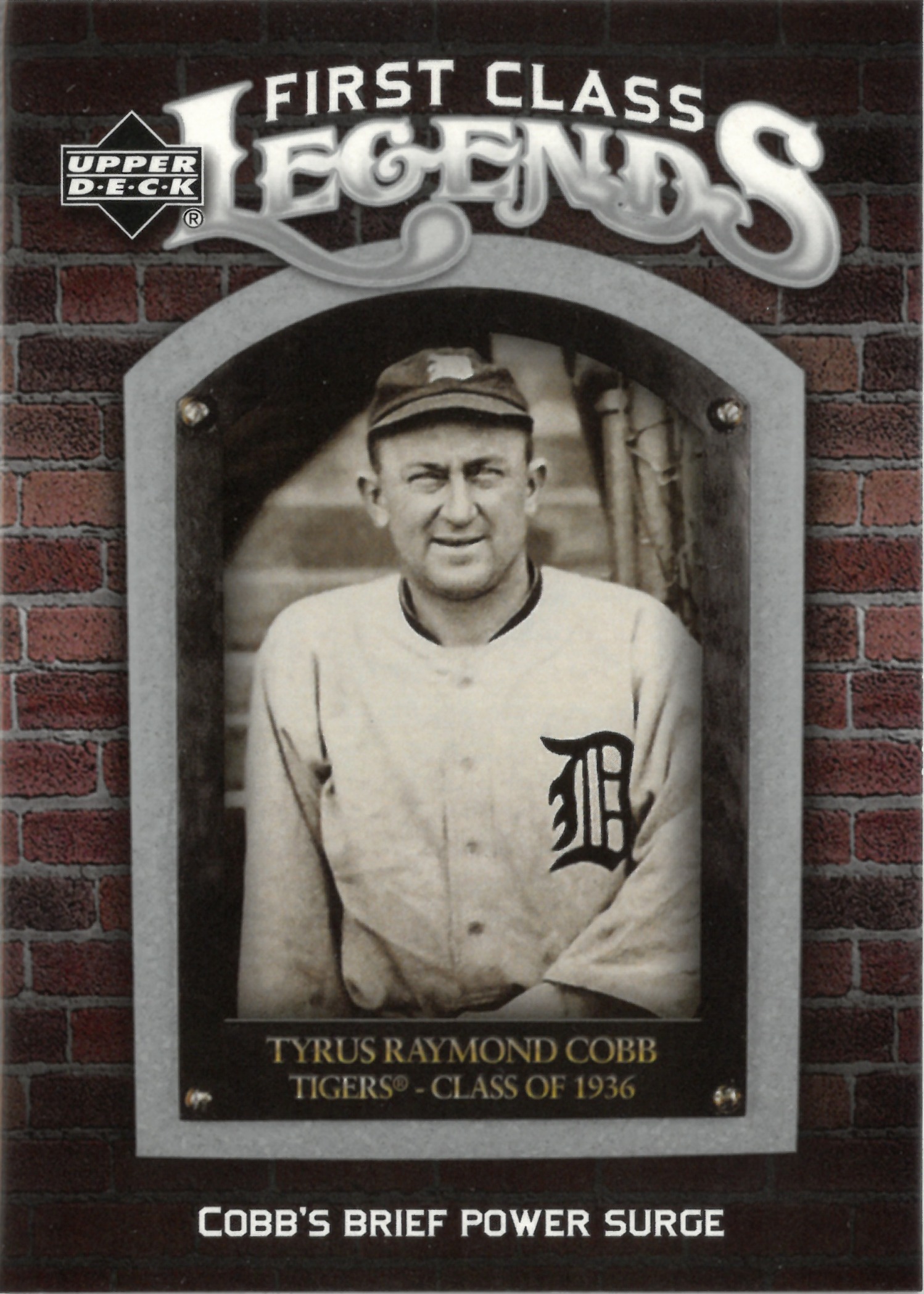 2006 Upper Deck "Turus Raymond Cobb" #FCL-22(タイ・カッブ)