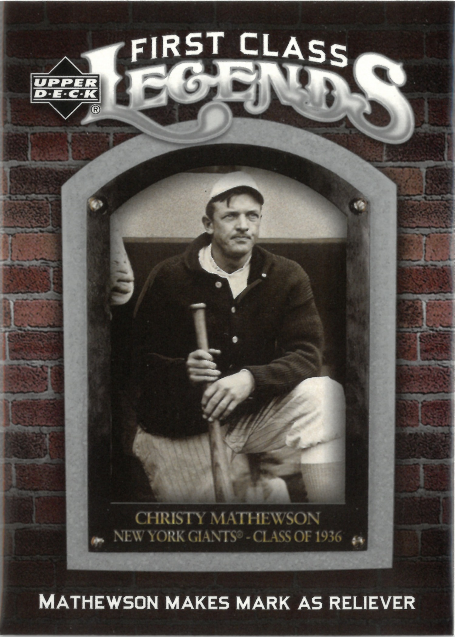 2006 Upper Deck "Christy Mathewson" #FCL-62(クリスティ・マシューソン)