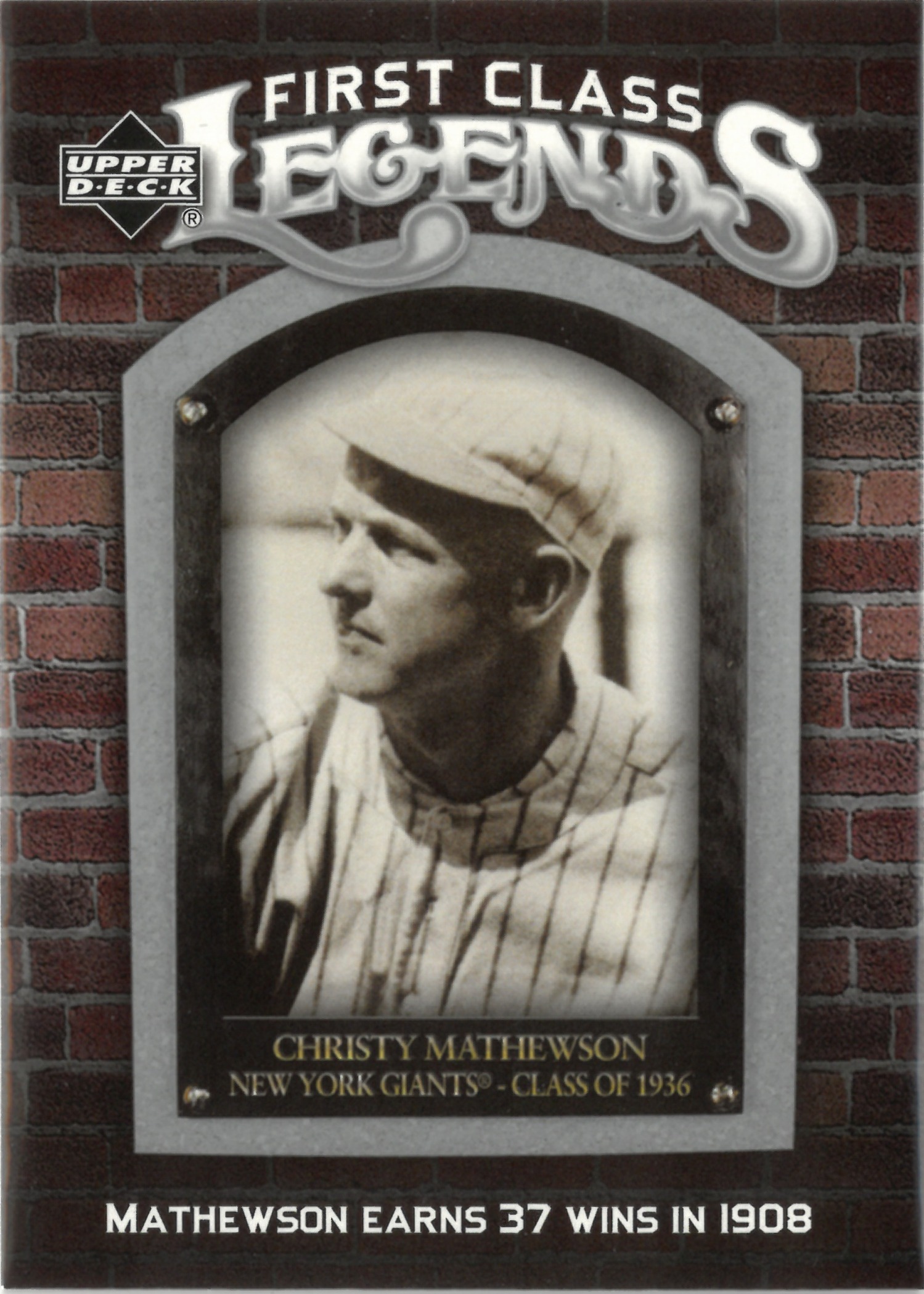 2006 Upper Deck "Christy Mathewson" #FCL-64(クリスティ・マシューソン)
