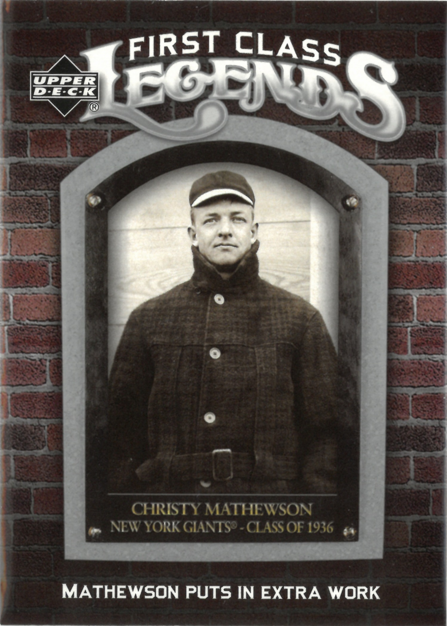 2006 Upper Deck "Christy Mathewson" #FCL-67(クリスティ・マシューソン)