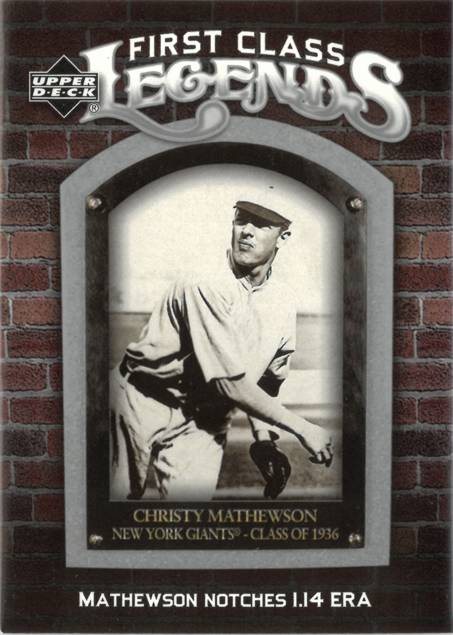 2006 Upper Deck "Christy Mathewson" #FCL-70(クリスティ・マシューソン)