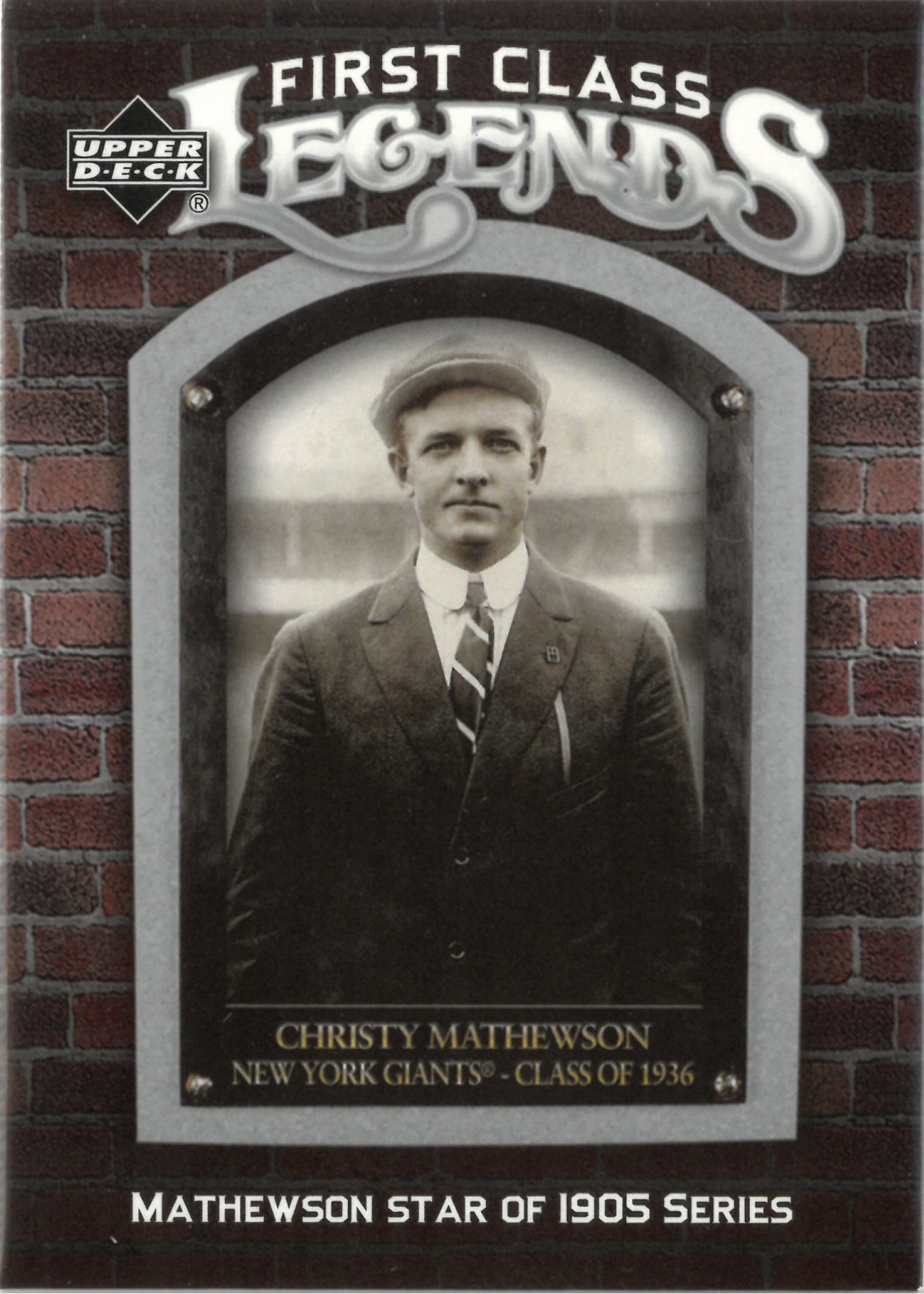 2006 Upper Deck "Christy Mathewson" #FCL-76(クリスティ・マシューソン)