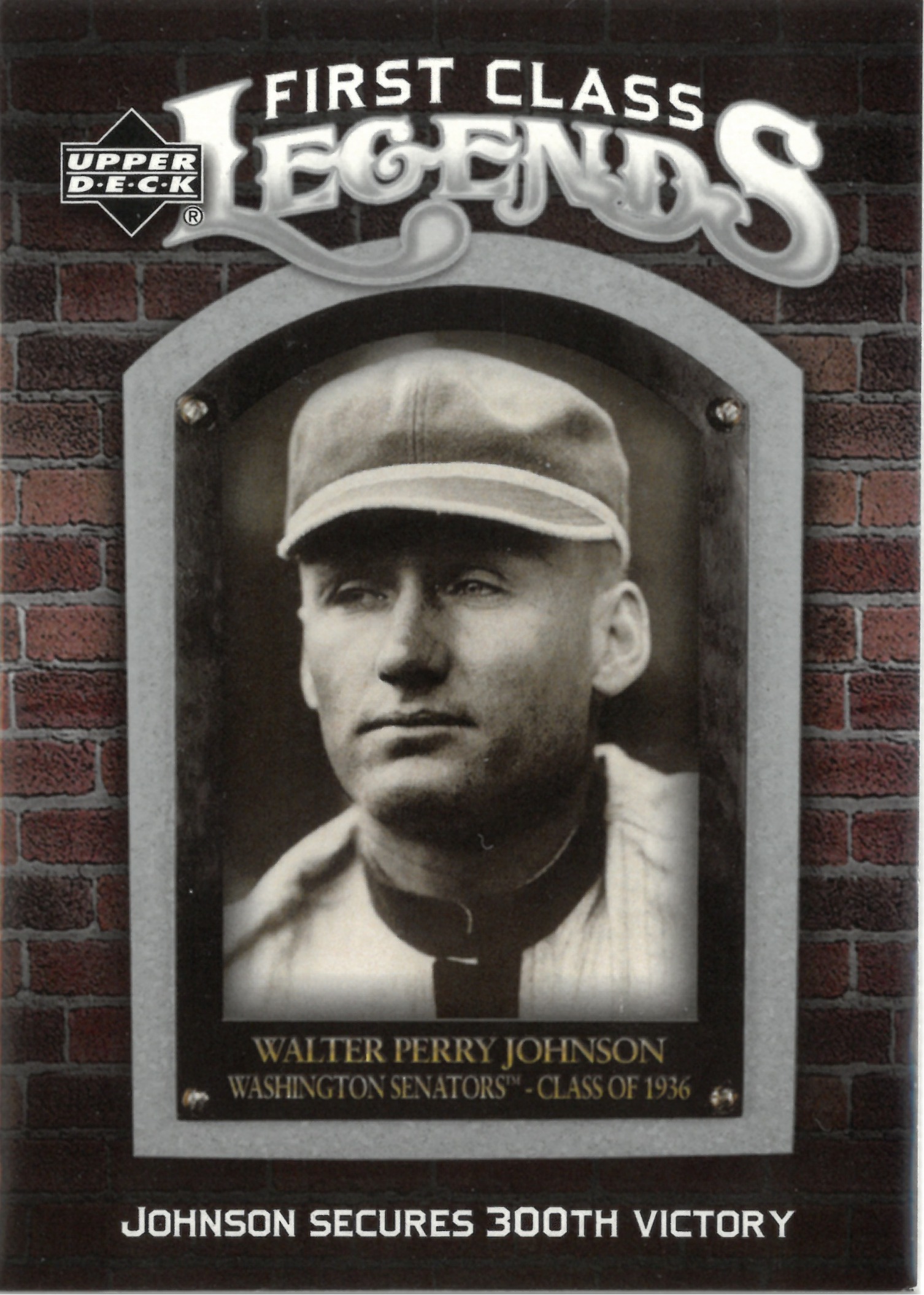 2006 Upper Deck "Walter Perry Johnson" #FCL-86(ウォルター・ジョンソン)