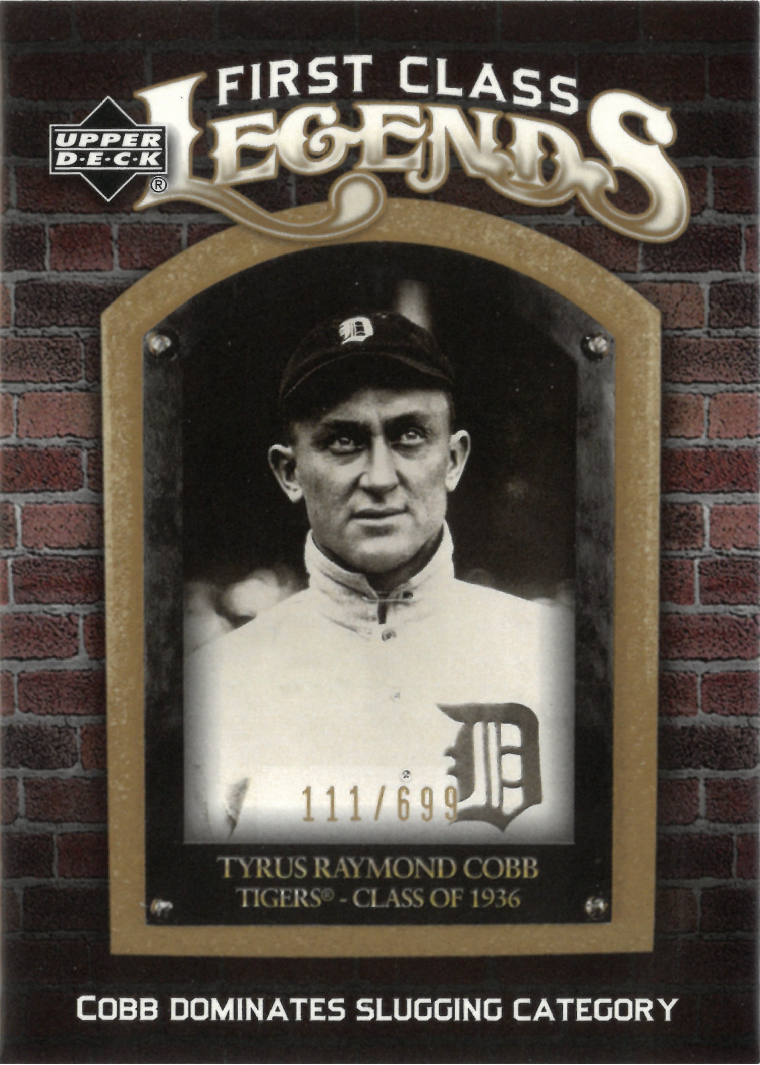2006 Upper Deck "Turus Raymond Cobb"【111/699】#FCL-26(タイ・カッブ)