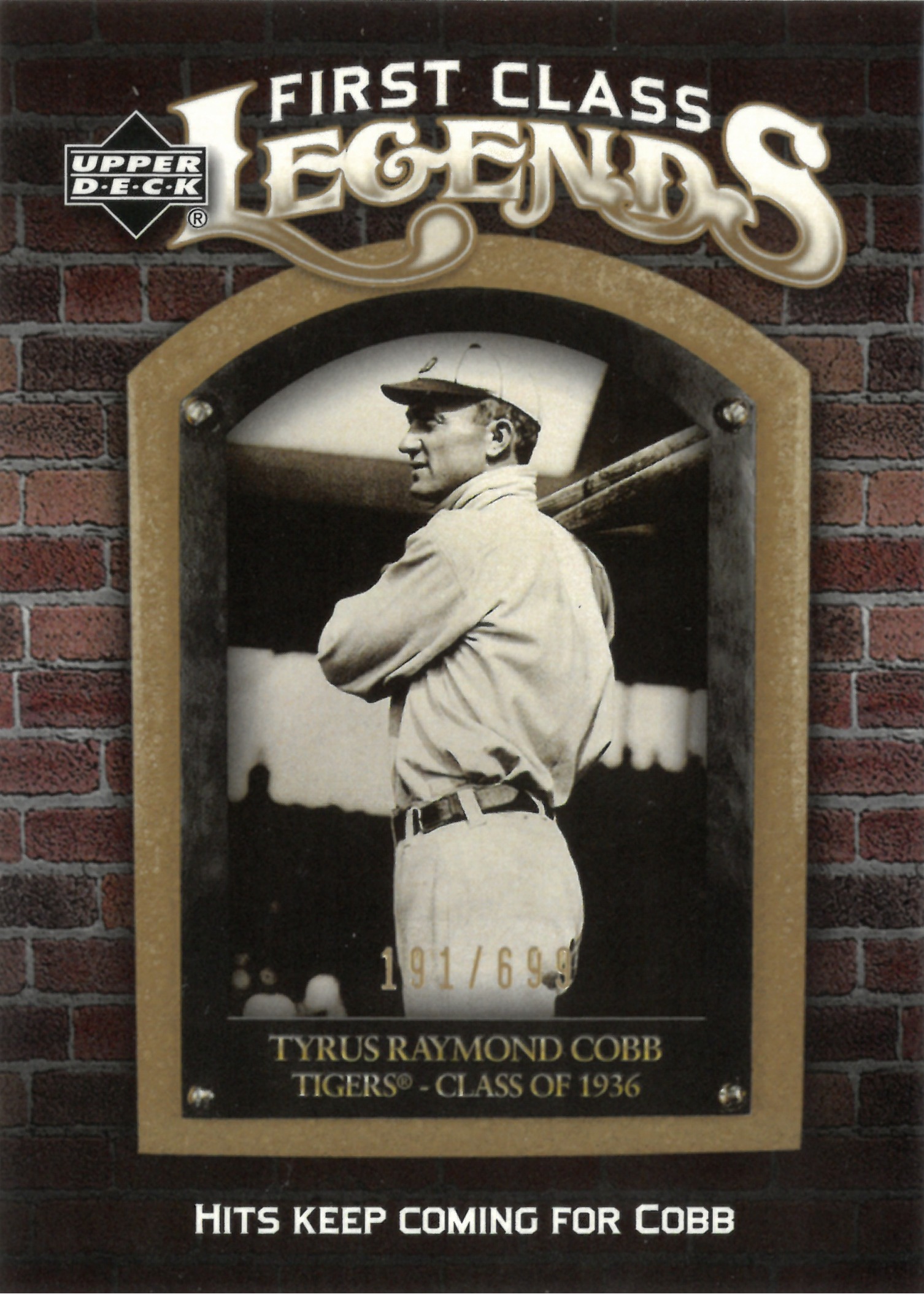 2006 Upper Deck "Turus Raymond Cobb"【191/699】#FCL-30(タイ・カッブ)