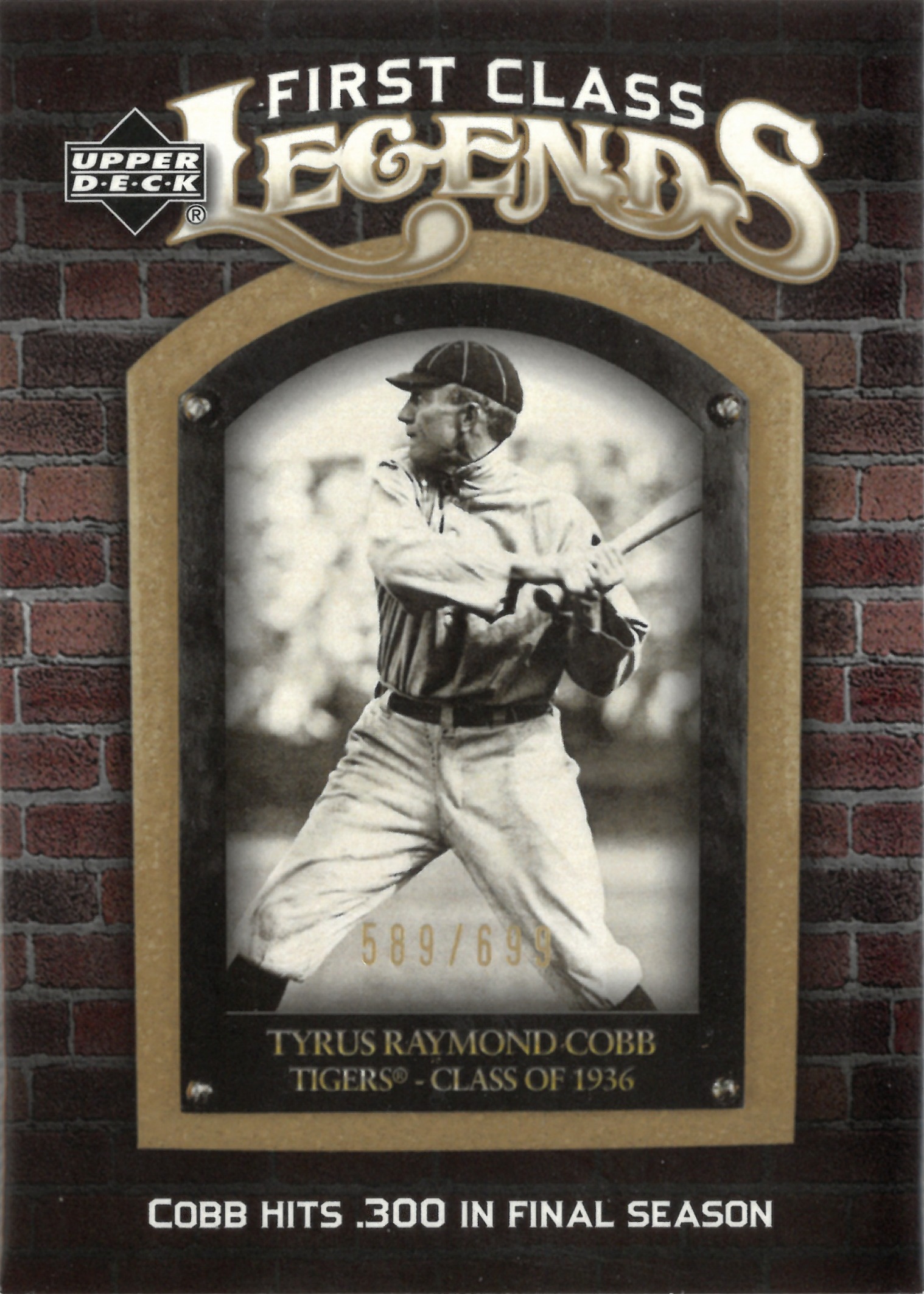 2006 Upper Deck "Turus Raymond Cobb"【589/699】#FCL-33(タイ・カッブ)