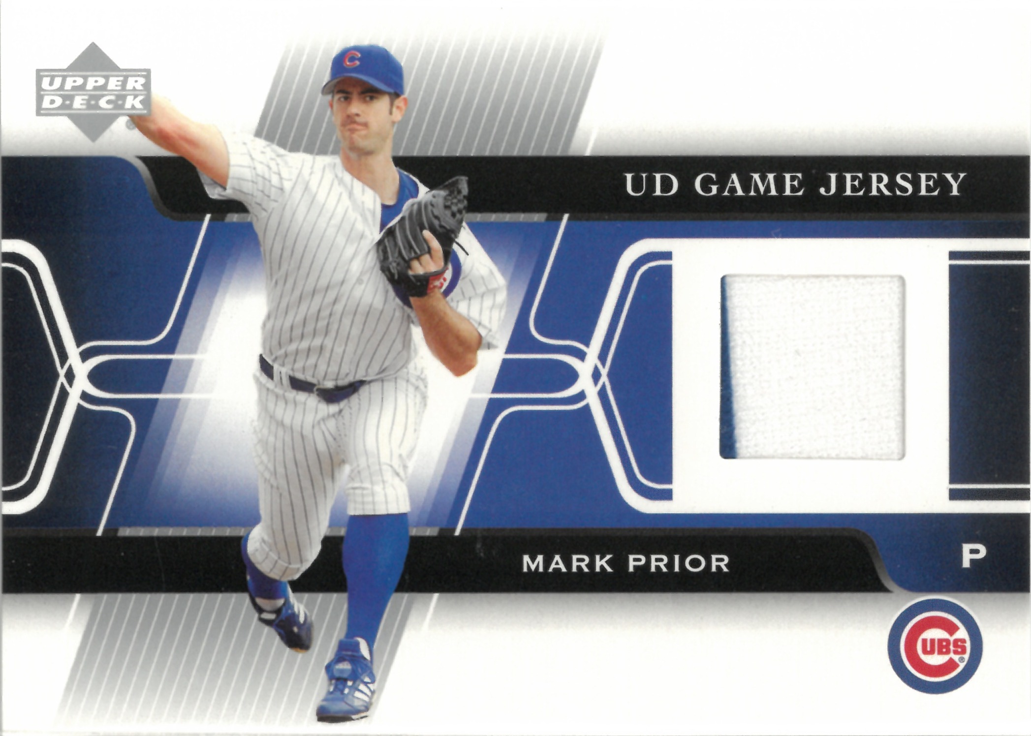 2005 Upper Deck "Mark Prior" Relic #GJ-MP(マーク・プライアー)