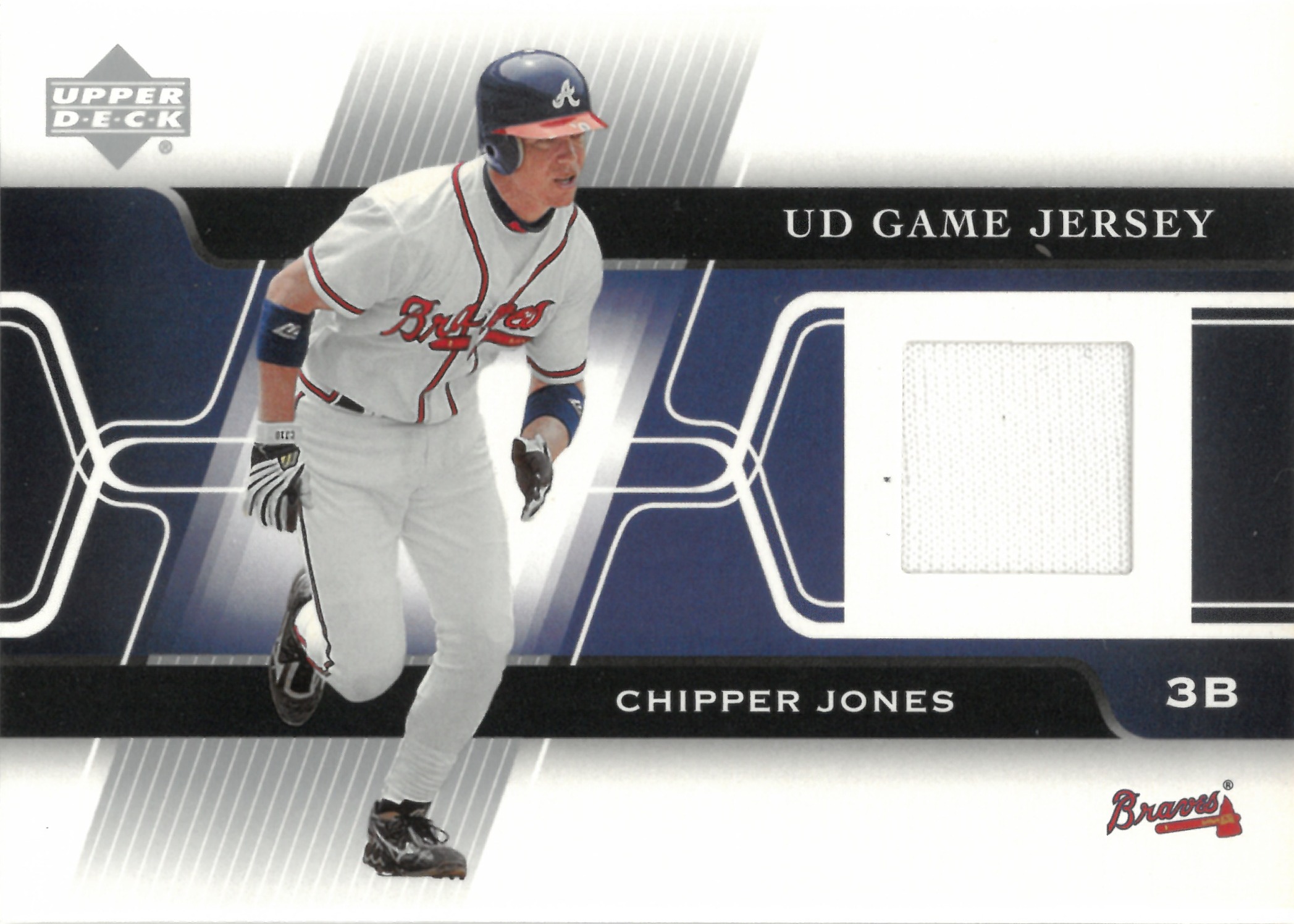 2005 Upper Deck "Chipper Jones" Relic #GJ-CJ(チッパー・ジョーンズ)
