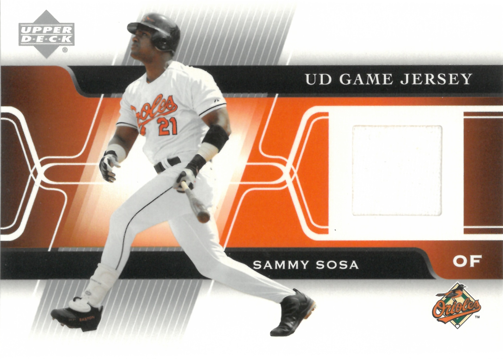 2005 Upper Deck "Sammy Sosa" Relic #GJ-SS(サミー・ソーサ)