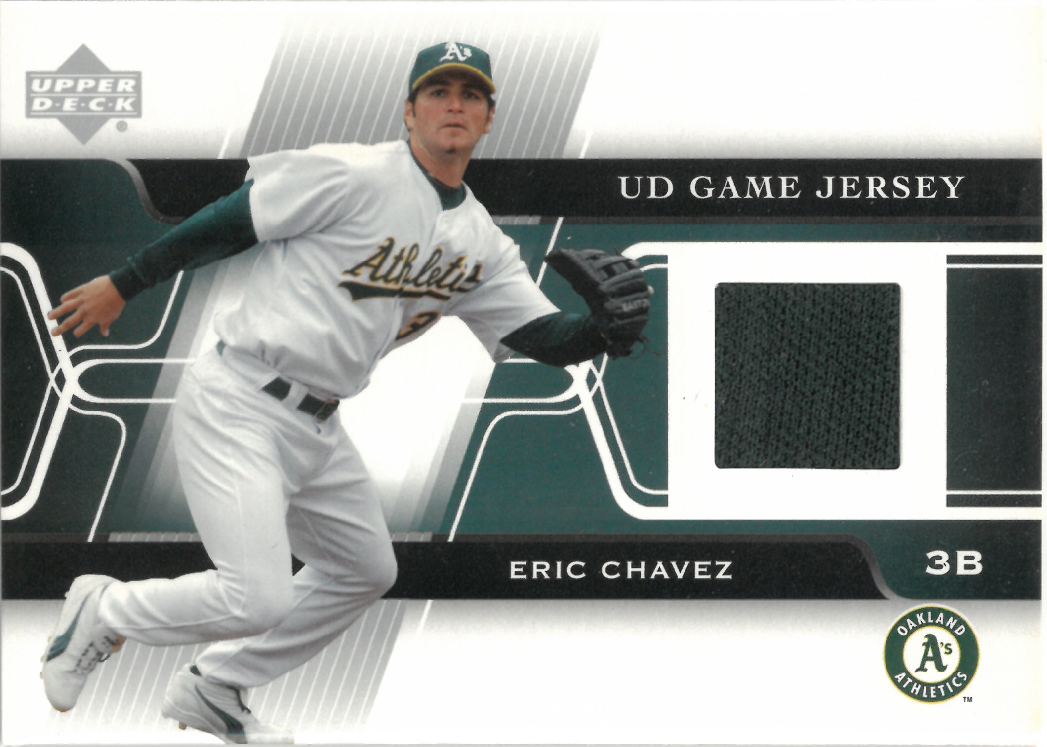 2005 Upper Deck "Eric Chavez" Relic #GJ-EC(エリック・チャベス)