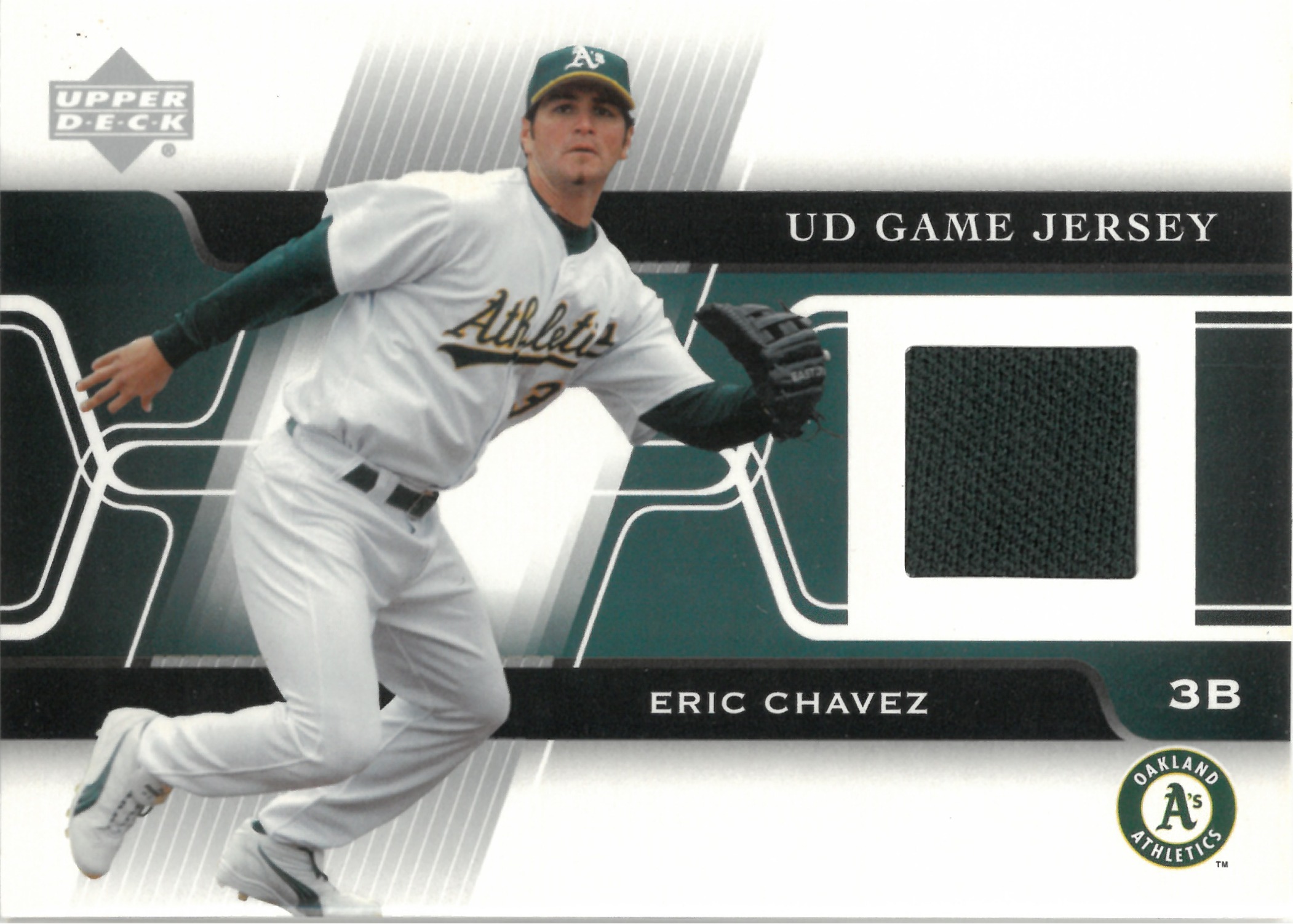 2005 Upper Deck "Eric Chavez" Relic #GJ-EC(エリック・チャベス)