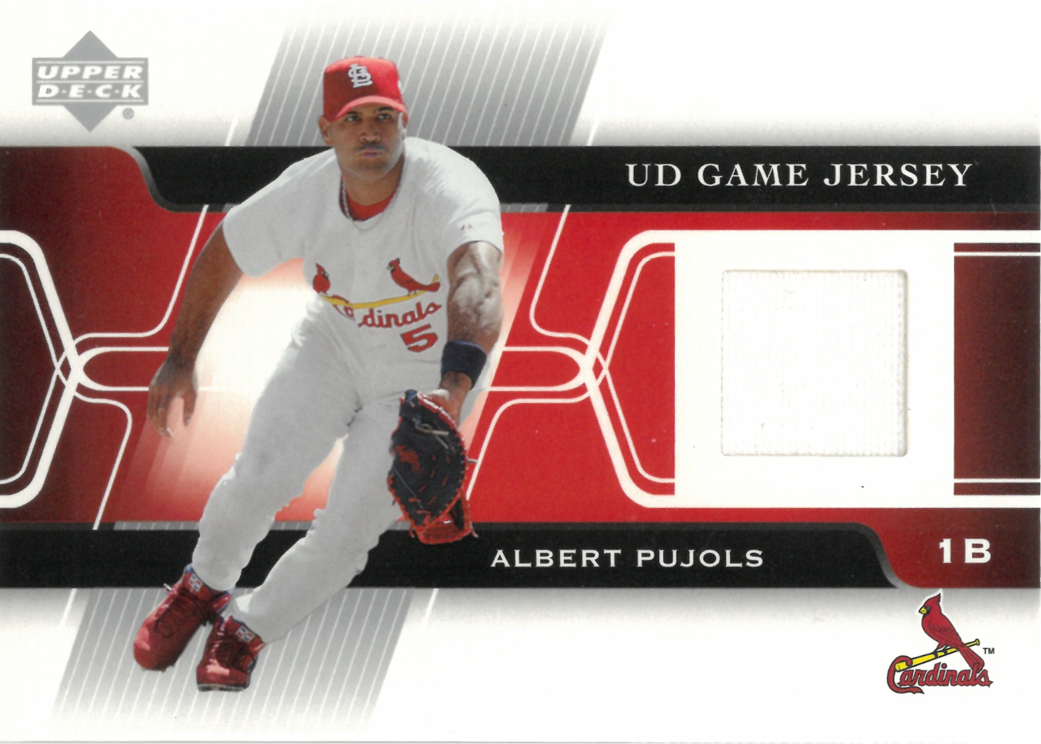 2005 Upper Deck "Albert Pujols" Relic #GJ-AP(アルバート・プホルス)