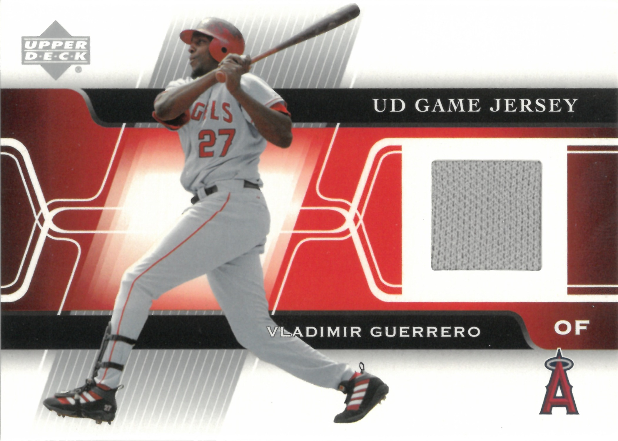 2005 Upper Deck "Vladimir Guerrero" Relic #GJ-VG(ブラディミール・ゲレーロ)