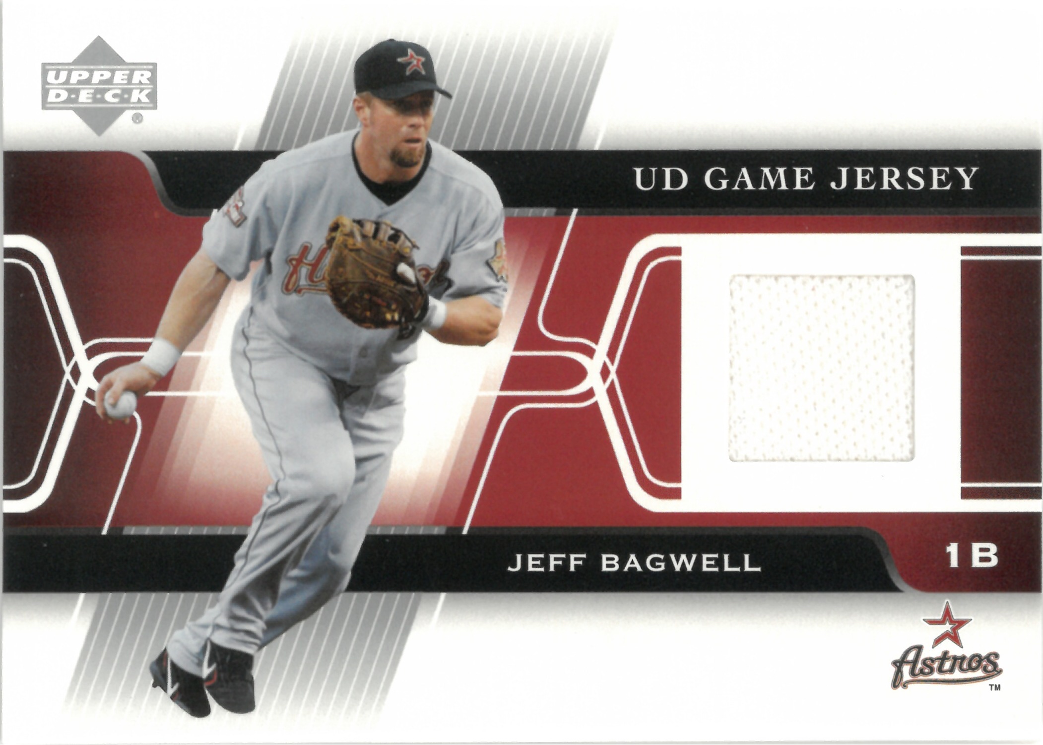 2005 Upper Deck "Jeff Bagwell" Relic #GJ-JB(ジェフ・バグウェル)