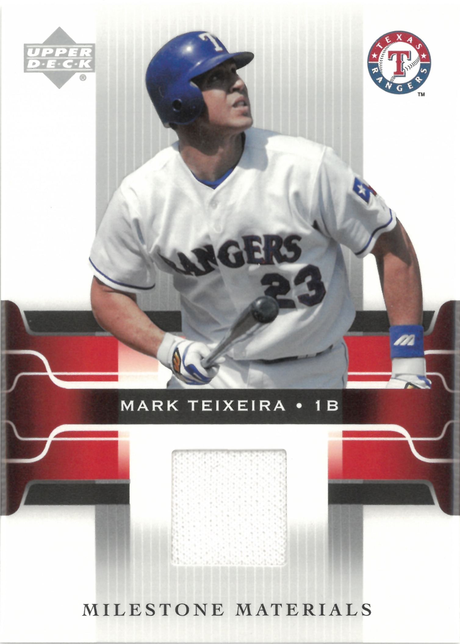 2005 Upper Deck "Mark Teixeira" Relic #MM-MT(マーク・テシェイラ)