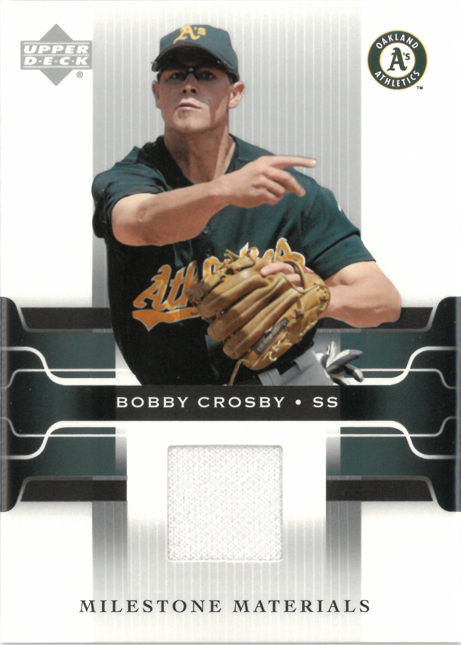2005 Upper Deck "Bobby Crosby" Relic #MM-BC(ボビー・クロスビー)