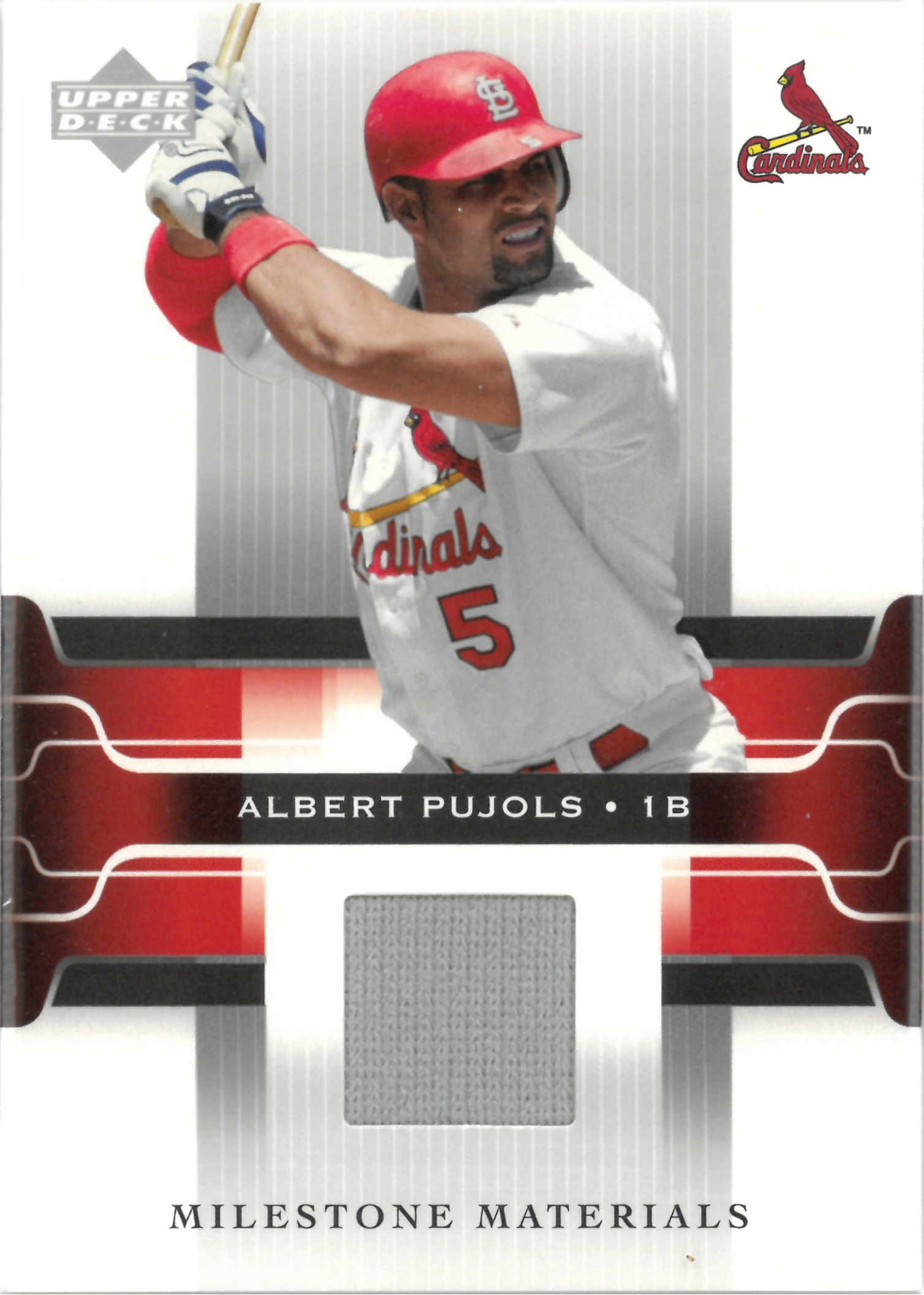 2005 Upper Deck "Albert Pujols" Relic #MM-AP(アルバート・プホルス)