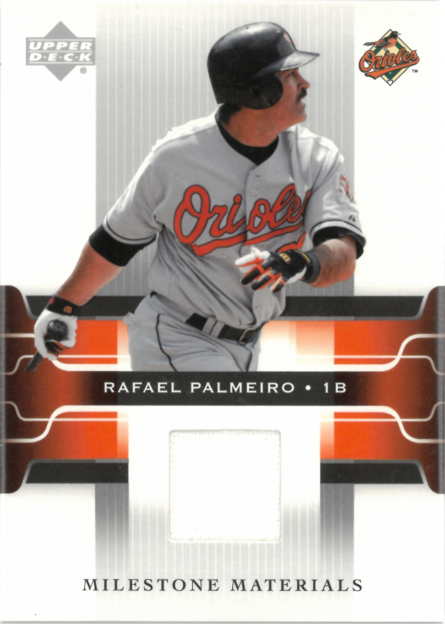 2005 Upper Deck "Rafael Palmeiro" Relic #MM-RP(ラファエル・パルメイロ)