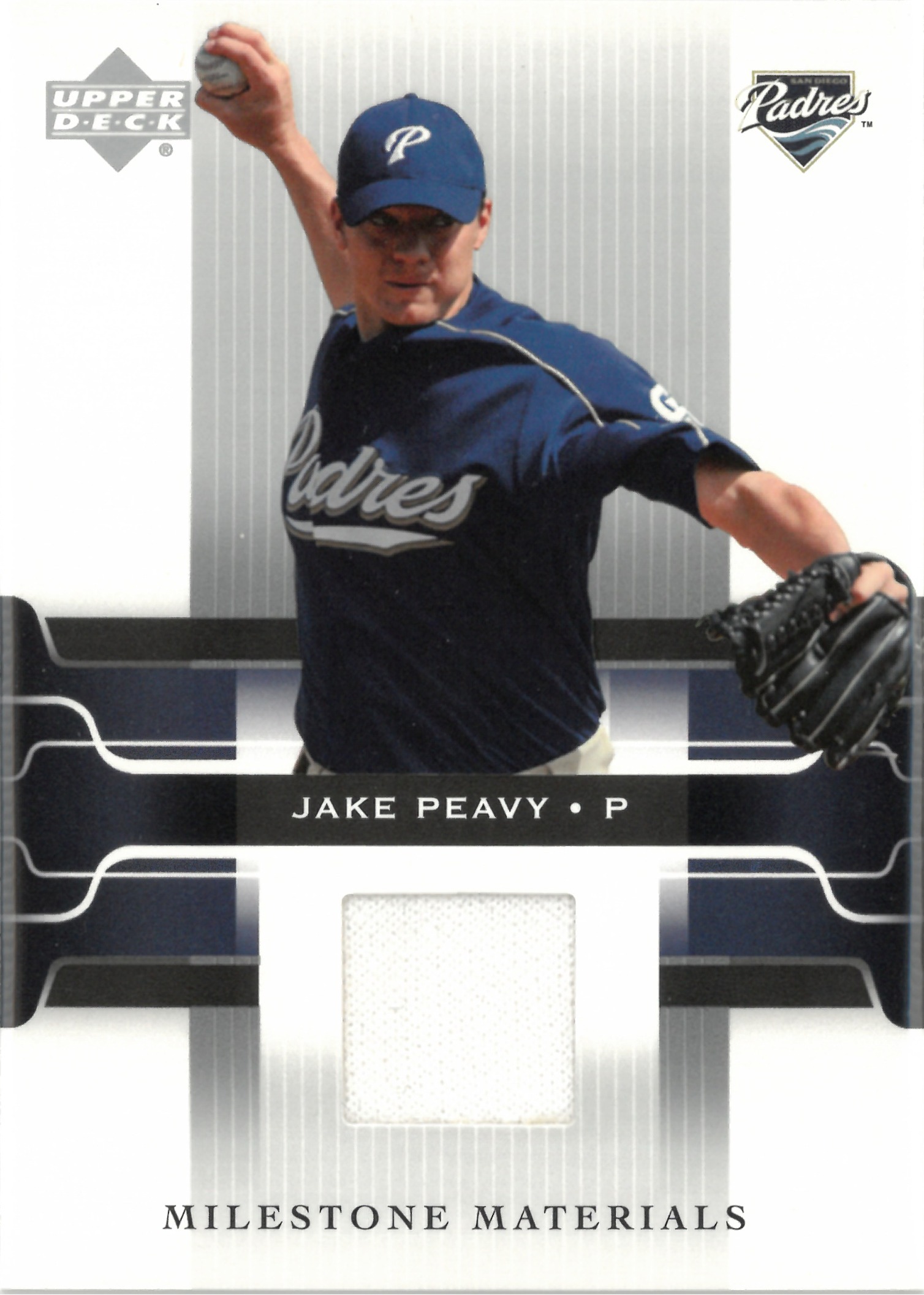2005 Upper Deck "Jake Peavy" Relic #MM-JP(ジェイク・ピービー)
