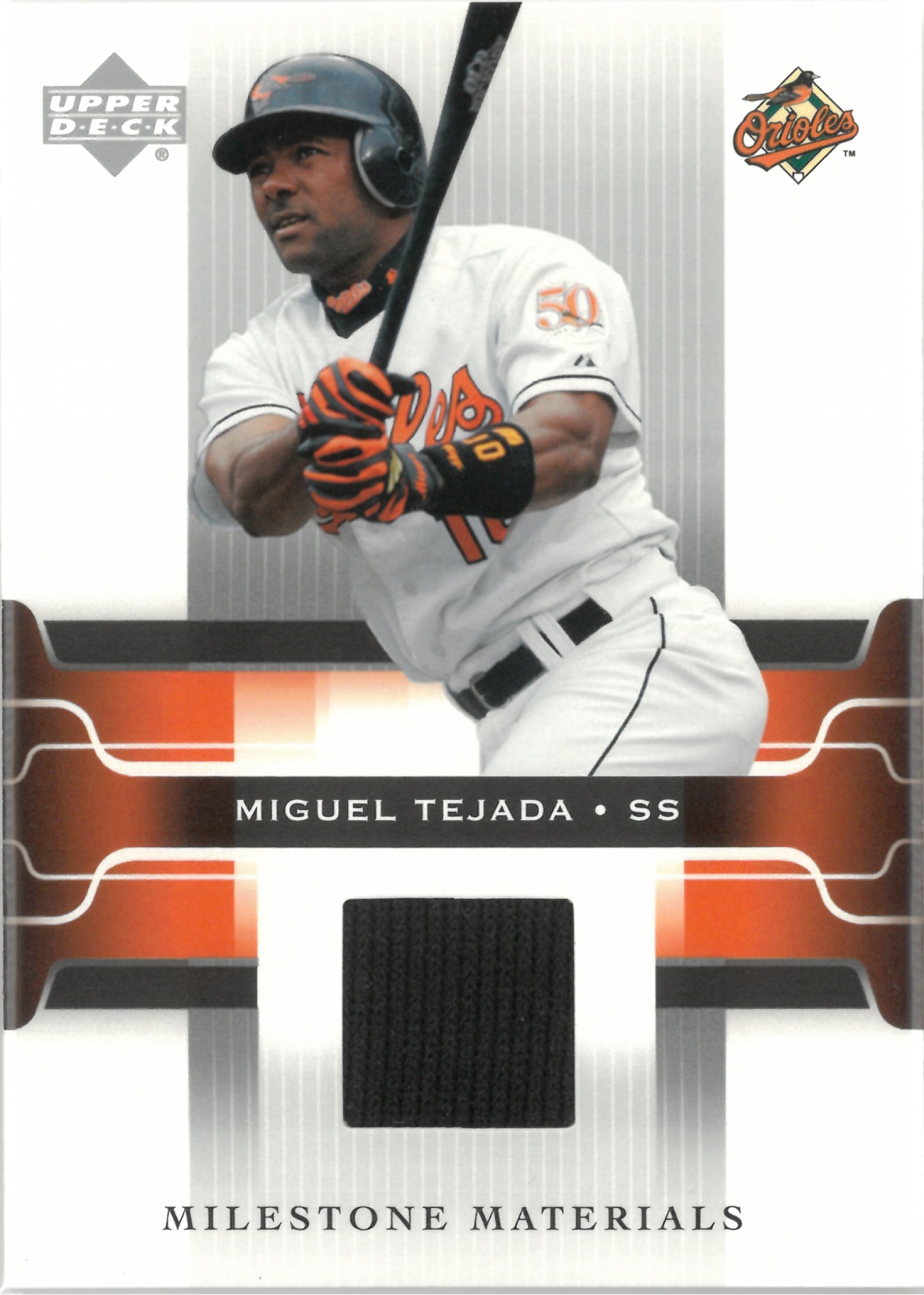 2005 Upper Deck "Miguel Tejada" Relic #MM-TE(ミゲル・テハダ)