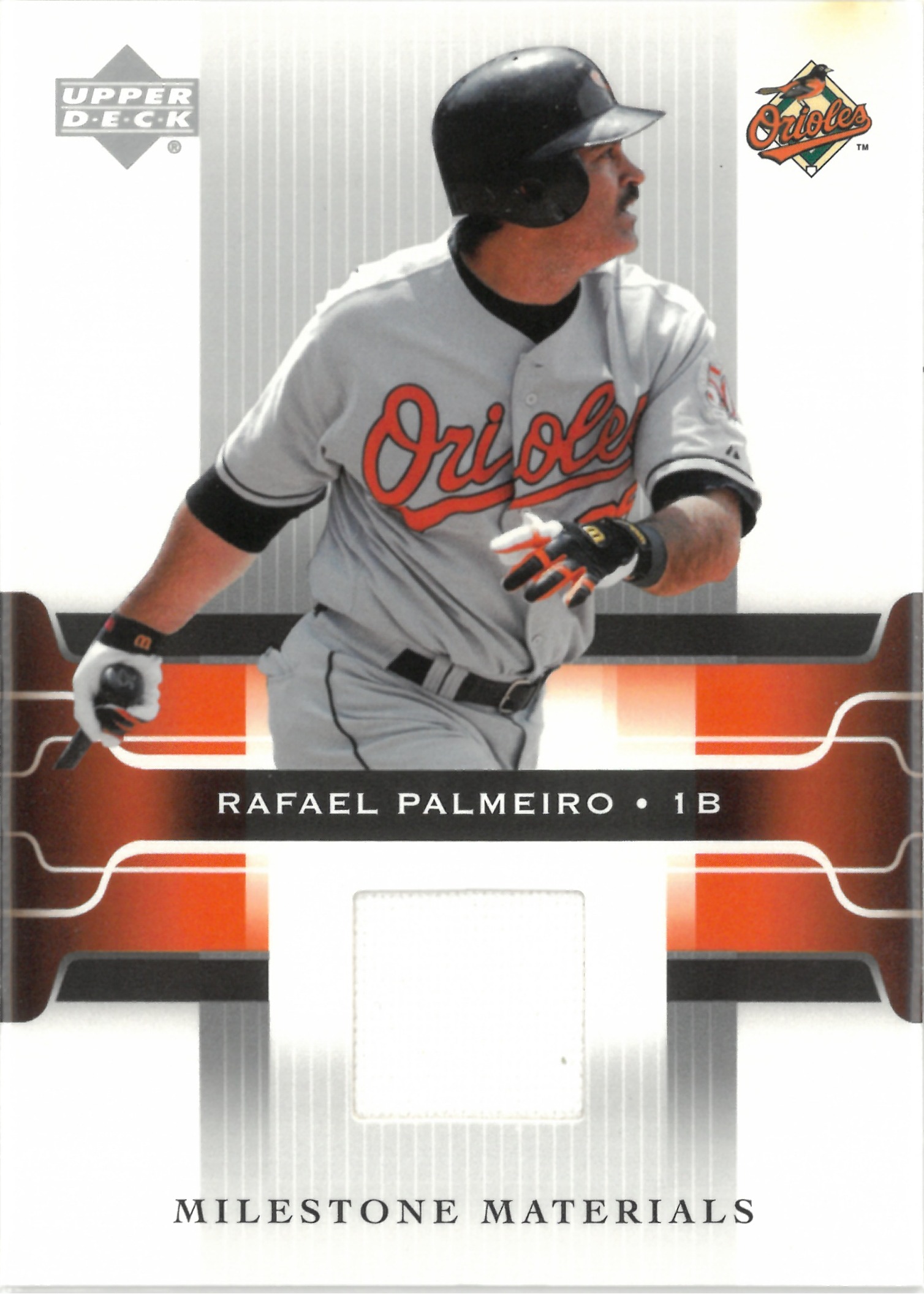 2005 Upper Deck "Rafael Palmeiro" Relic #MM-RP(ラファエル・パルメイロ)