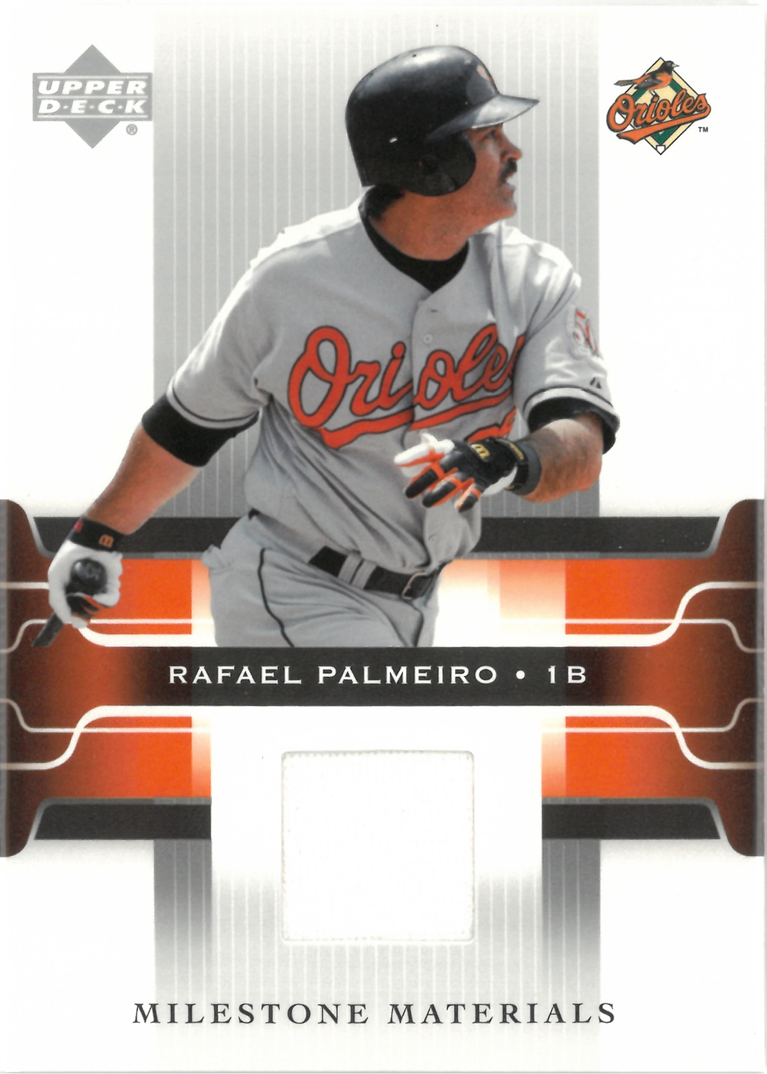 2005 Upper Deck "Rafael Palmeiro" Relic #MM-RP(ラファエル・パルメイロ)