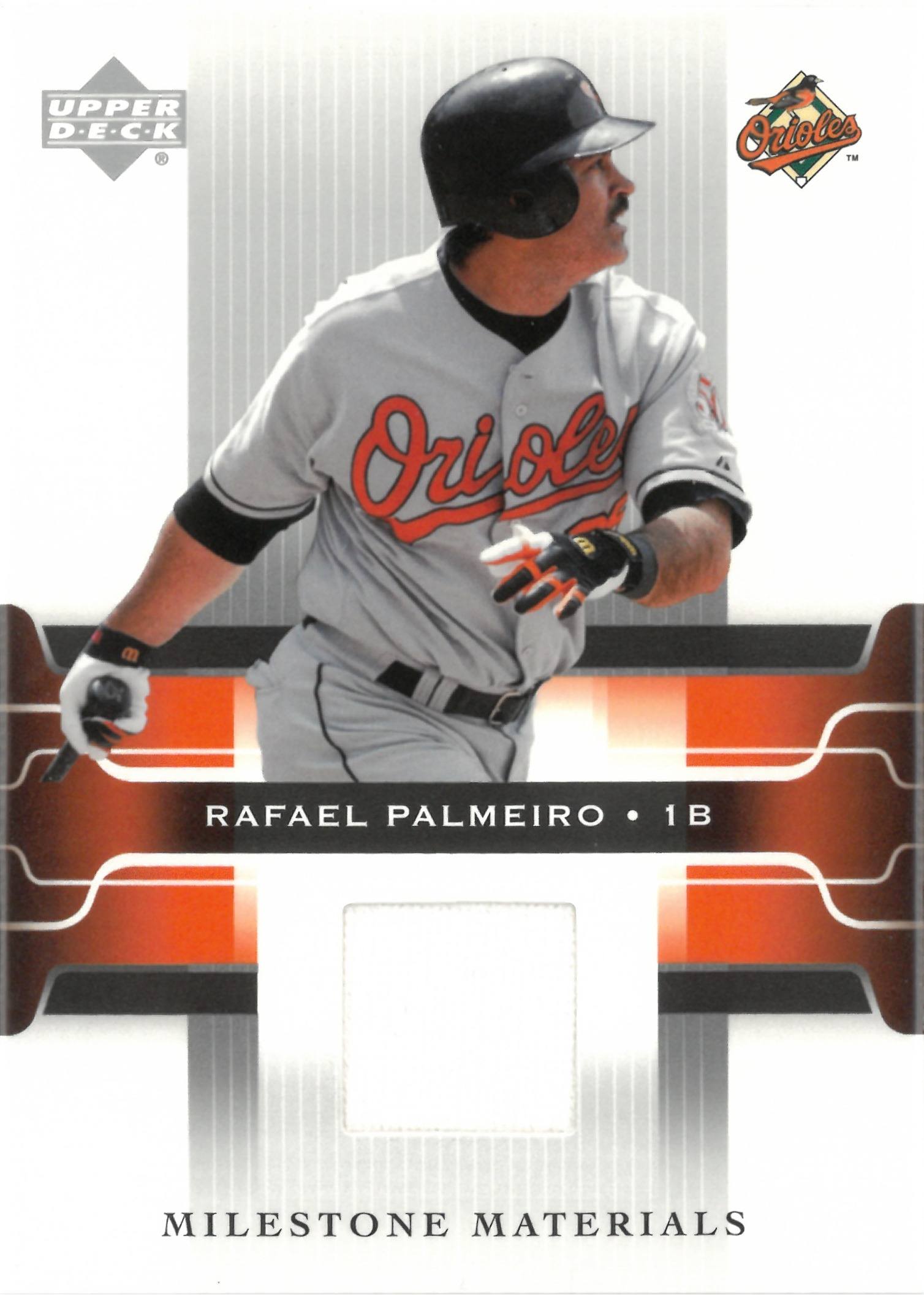 2005 Upper Deck "Rafael Palmeiro" Relic #MM-RP(ラファエル・パルメイロ)