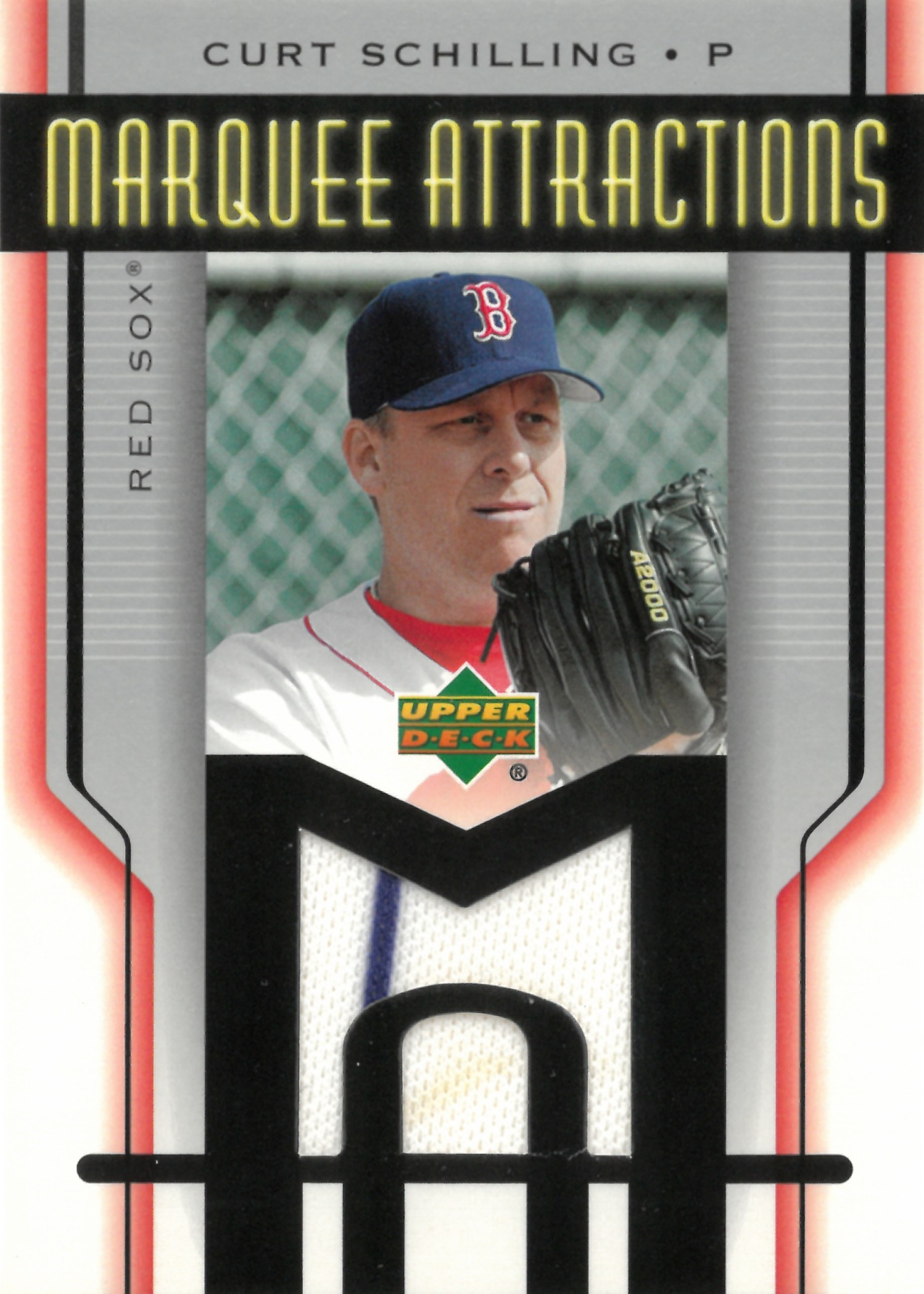 2004 Upper Deck "Curt Schilling" Relic #MA-CS(カート・シリング)
