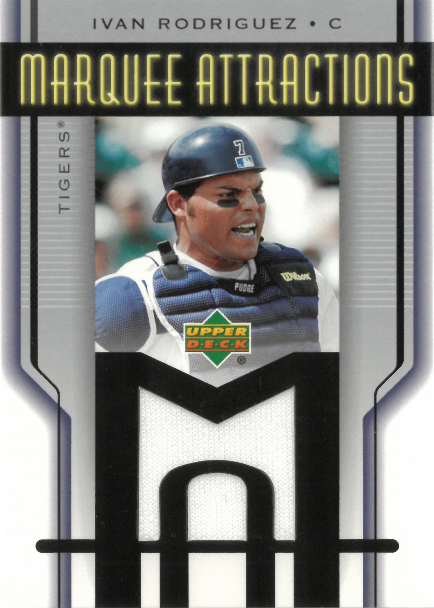2004 Upper Deck "Ivan Rodriguez" Relic #MA-IR(イバン・ロドリゲス)