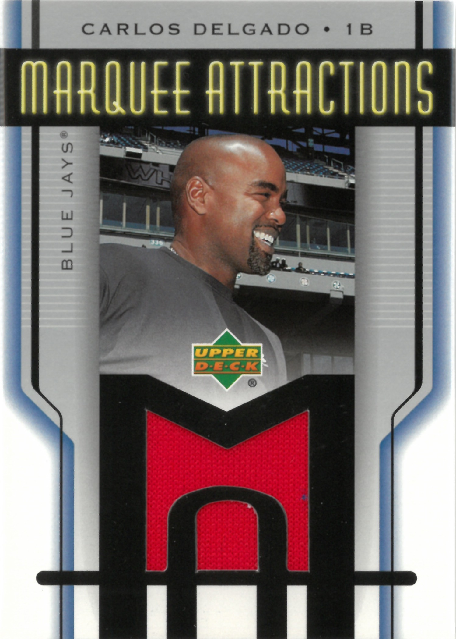 2004 Upper Deck "Carlos Delgado" Relic #MA-CD(カルロス・デルガド)