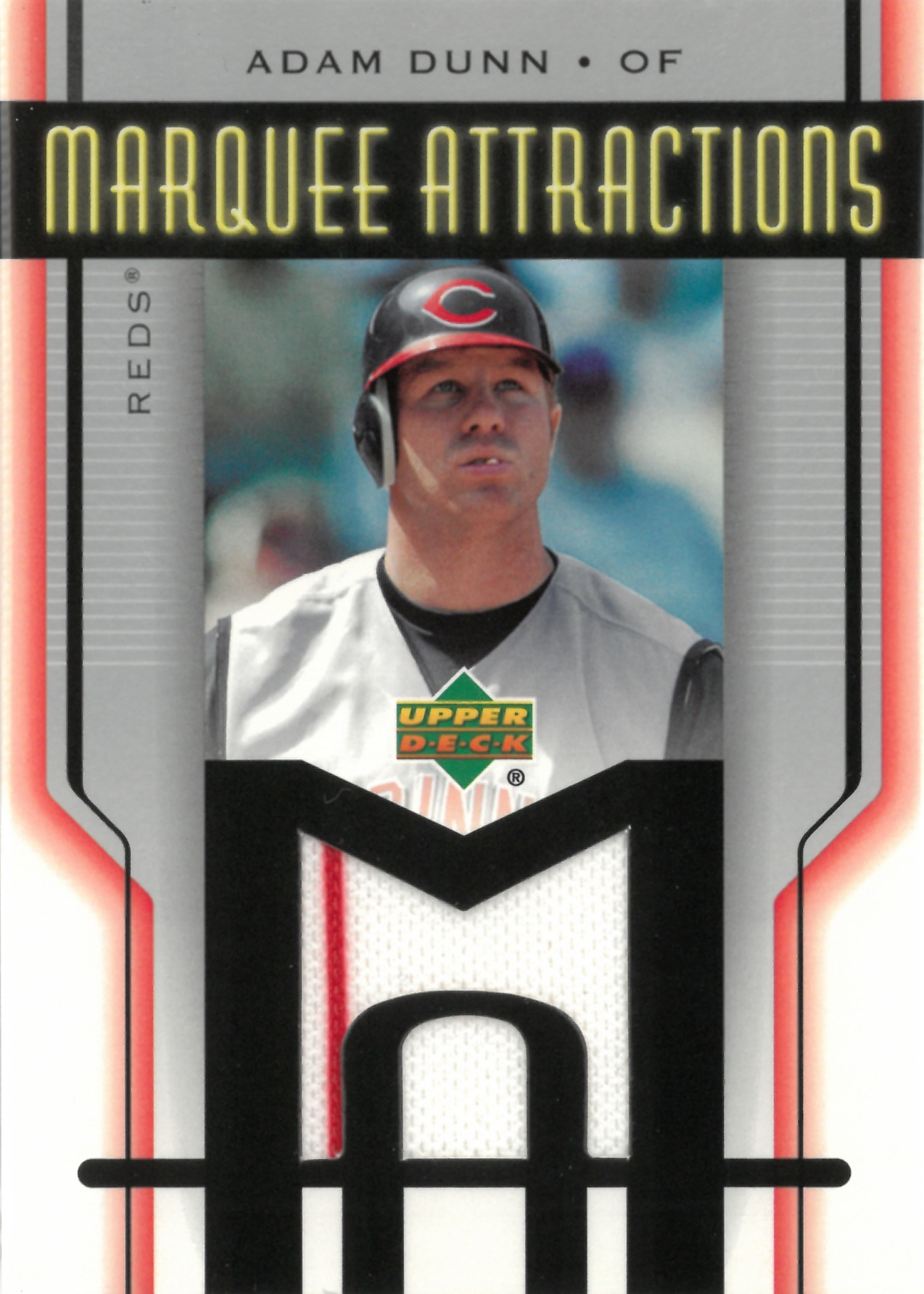 2004 Upper Deck "Adam Dunn" Relic #MA-AD(アダム・ダン)