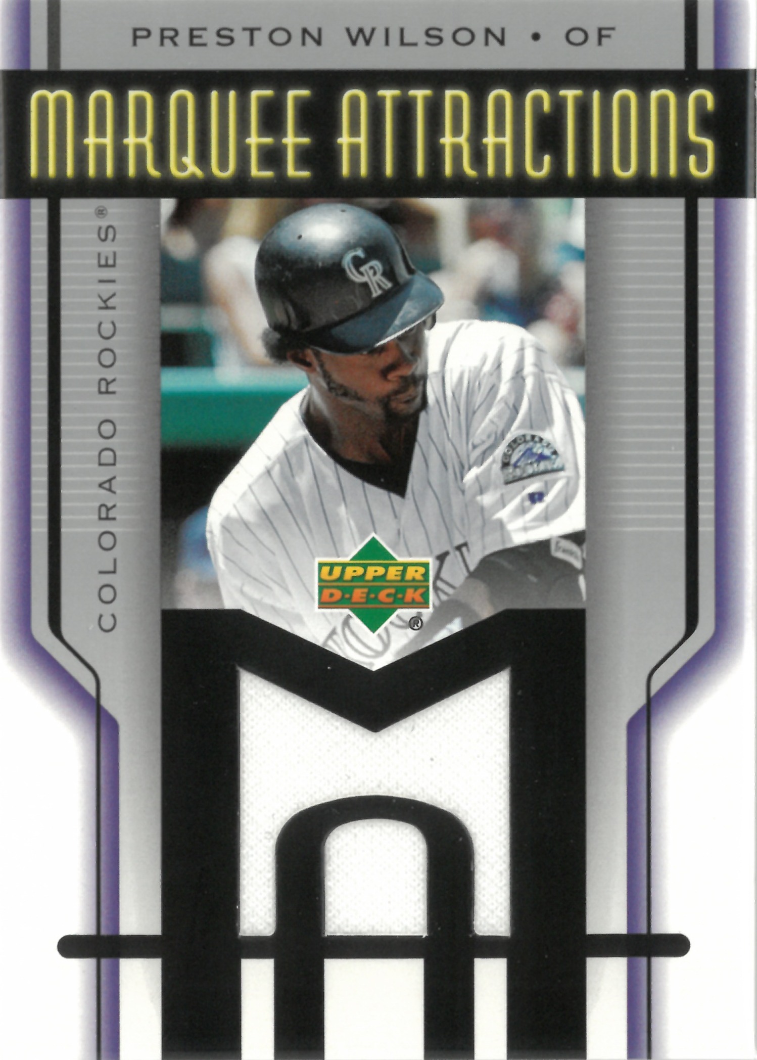 2004 Upper Deck "Preston Wilson" Relic #MA-PW(プレストン・ウィルソン)