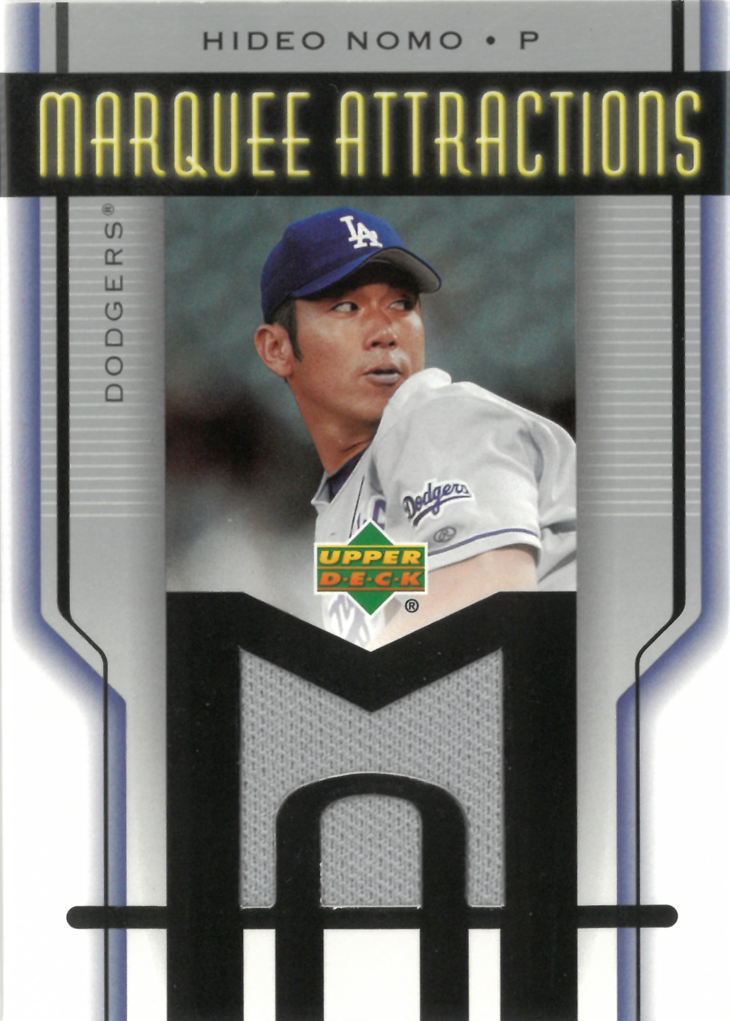 2004 Upper Deck "Hideo Nomo" Relic #MA-HN(野茂 英雄)