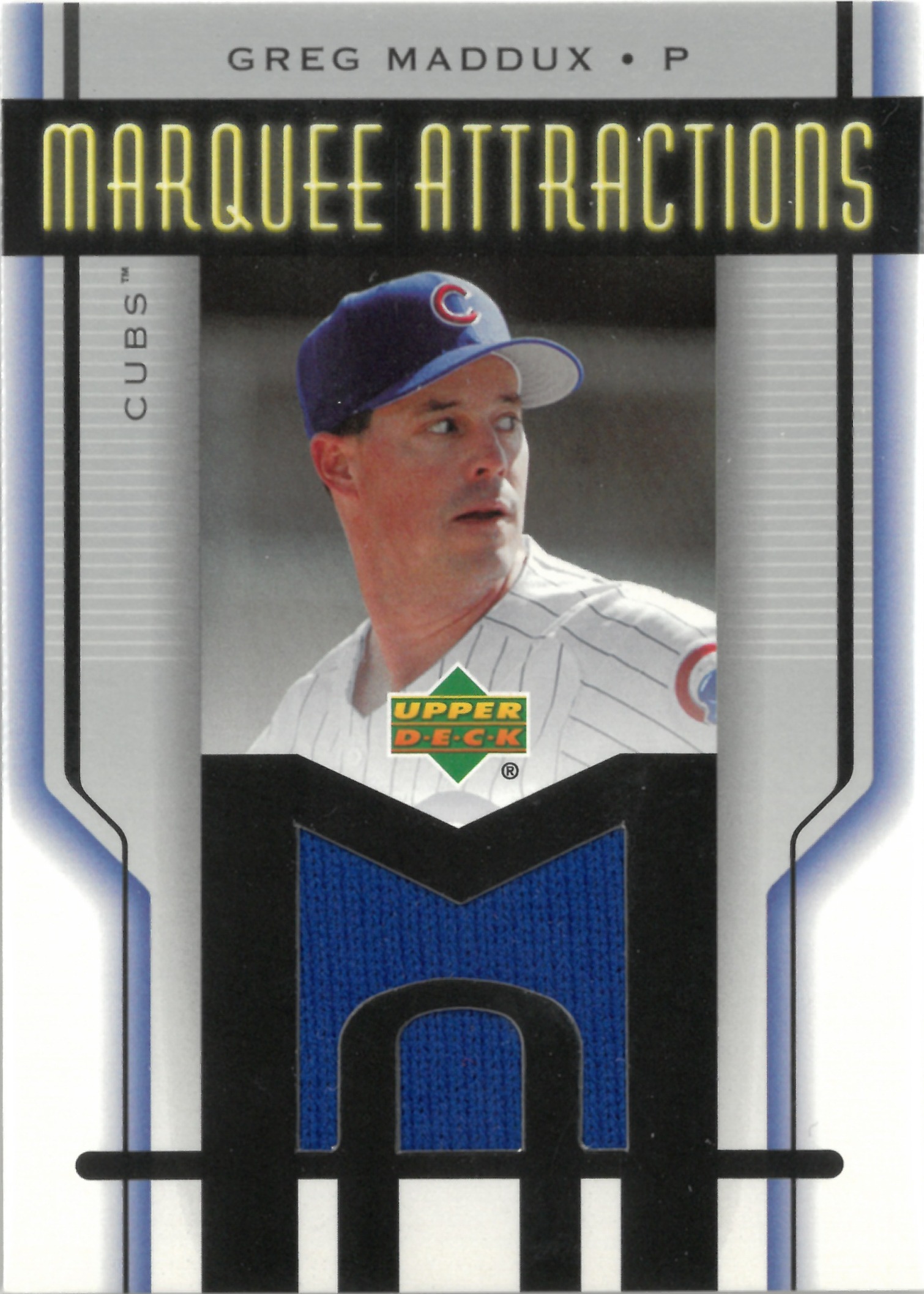 2004 Upper Deck "Greg Maddux" Relic #MA-GM(グレッグ・マダックス)