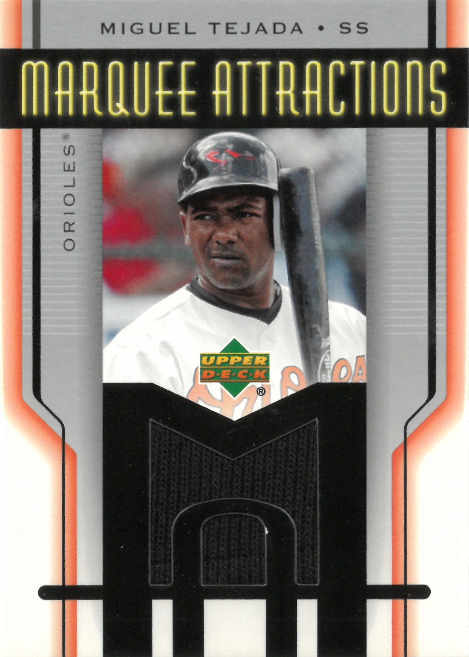 2004 Upper Deck "Miguel Tejada" Relic #MA-MT(ミゲル・テハダ)