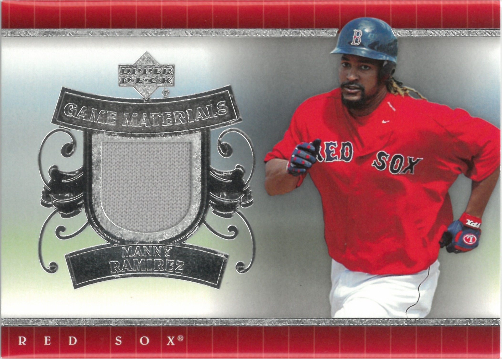 2007 Upper Deck "Manny Ramirez" Relic #UD-MR(マニー・ラミレス)