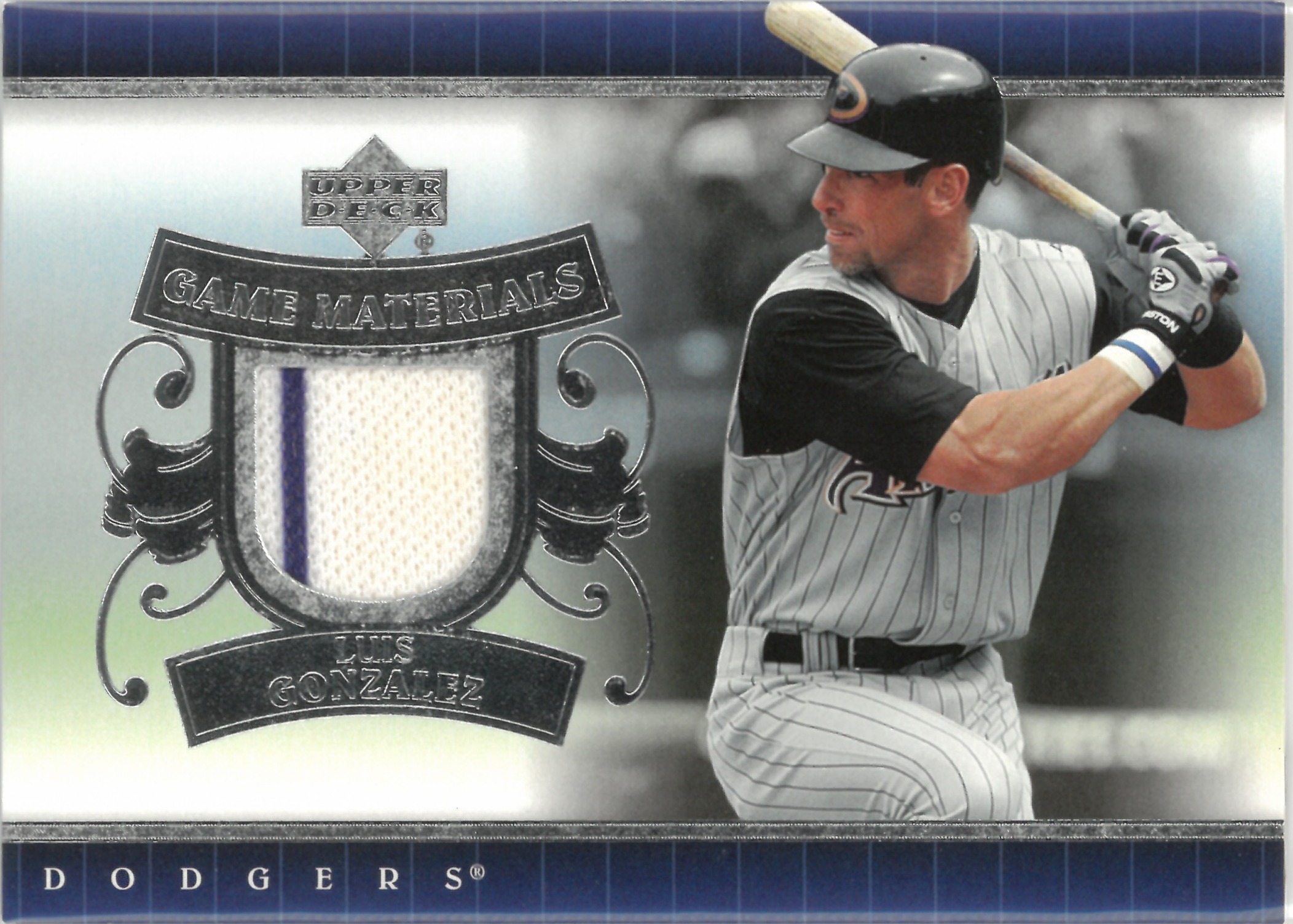 2007 Upper Deck "Luis Gonzalez" Relic #UD-LG(ルイス・ゴンザレス)