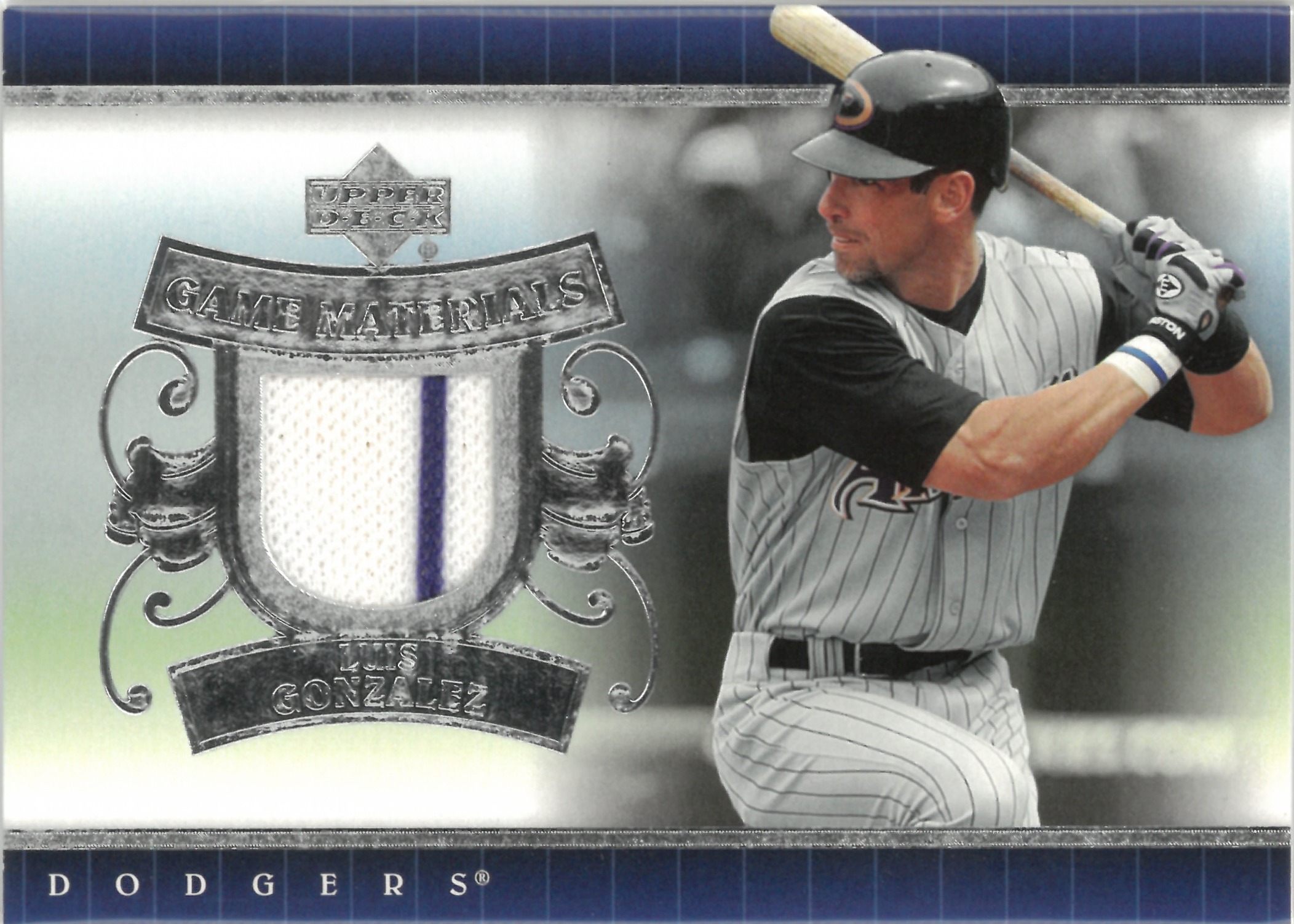 2007 Upper Deck "Luis Gonzalez" Relic #UD-LG(ルイス・ゴンザレス)