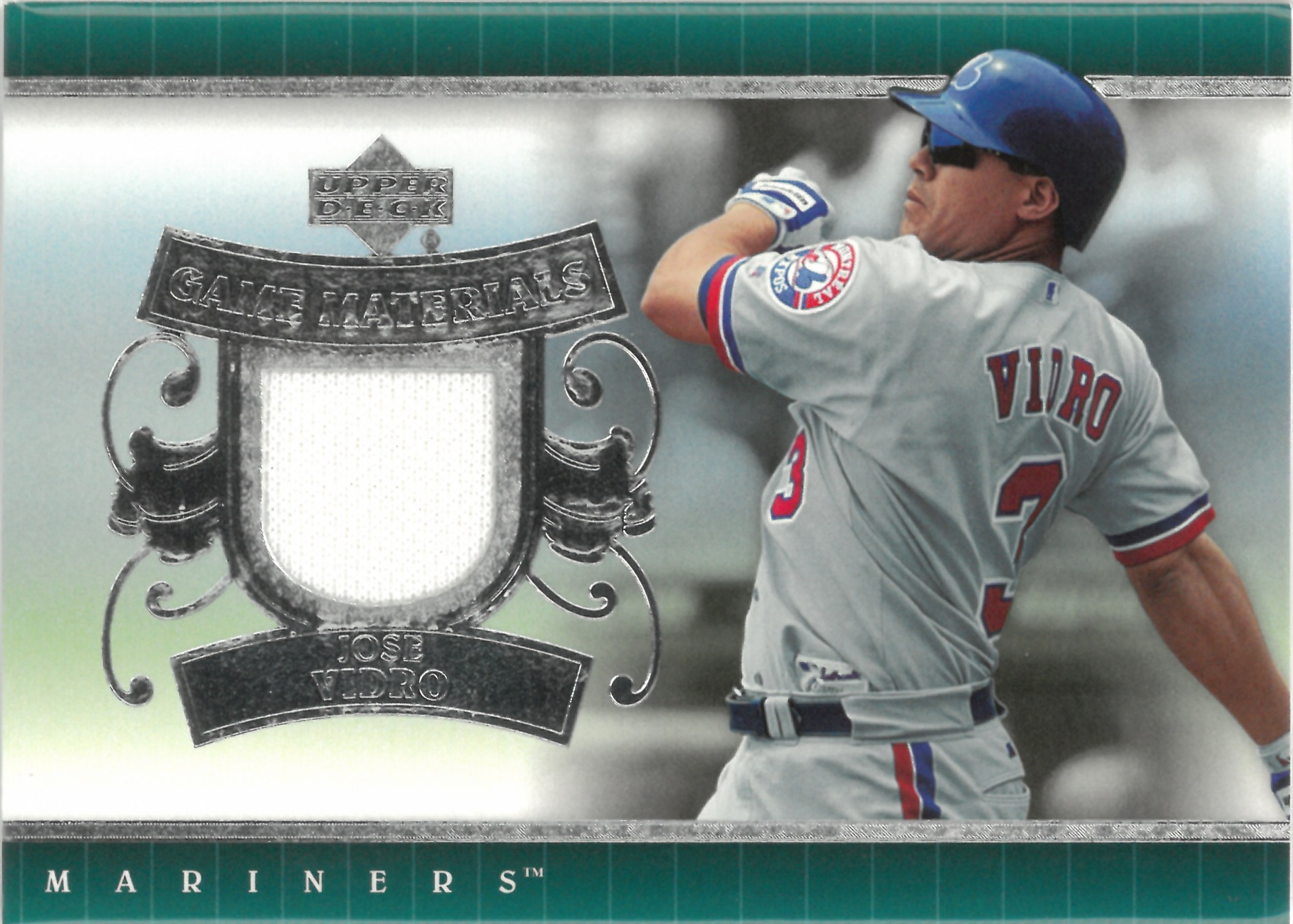 2007 Upper Deck "Jose Vidro" Relic #UD-JV(ホセ・ビドロ)