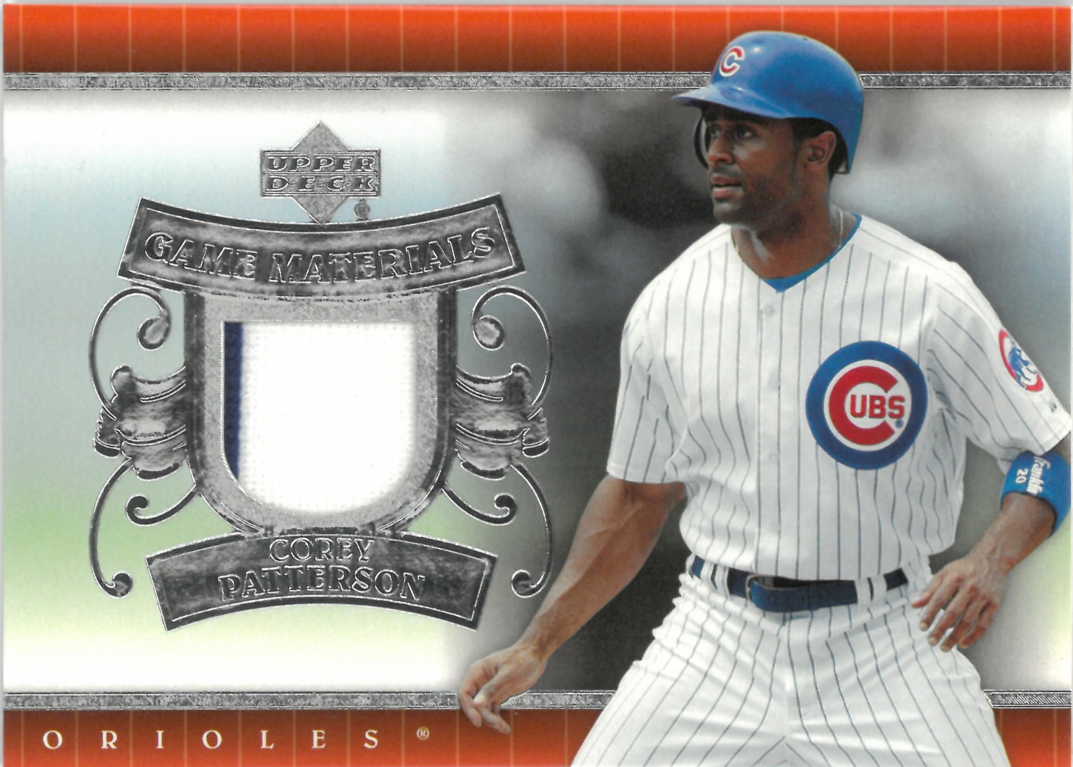 2007 Upper Deck "Corey Patterson" Relic #UD-CP(コーリー・パターソン)