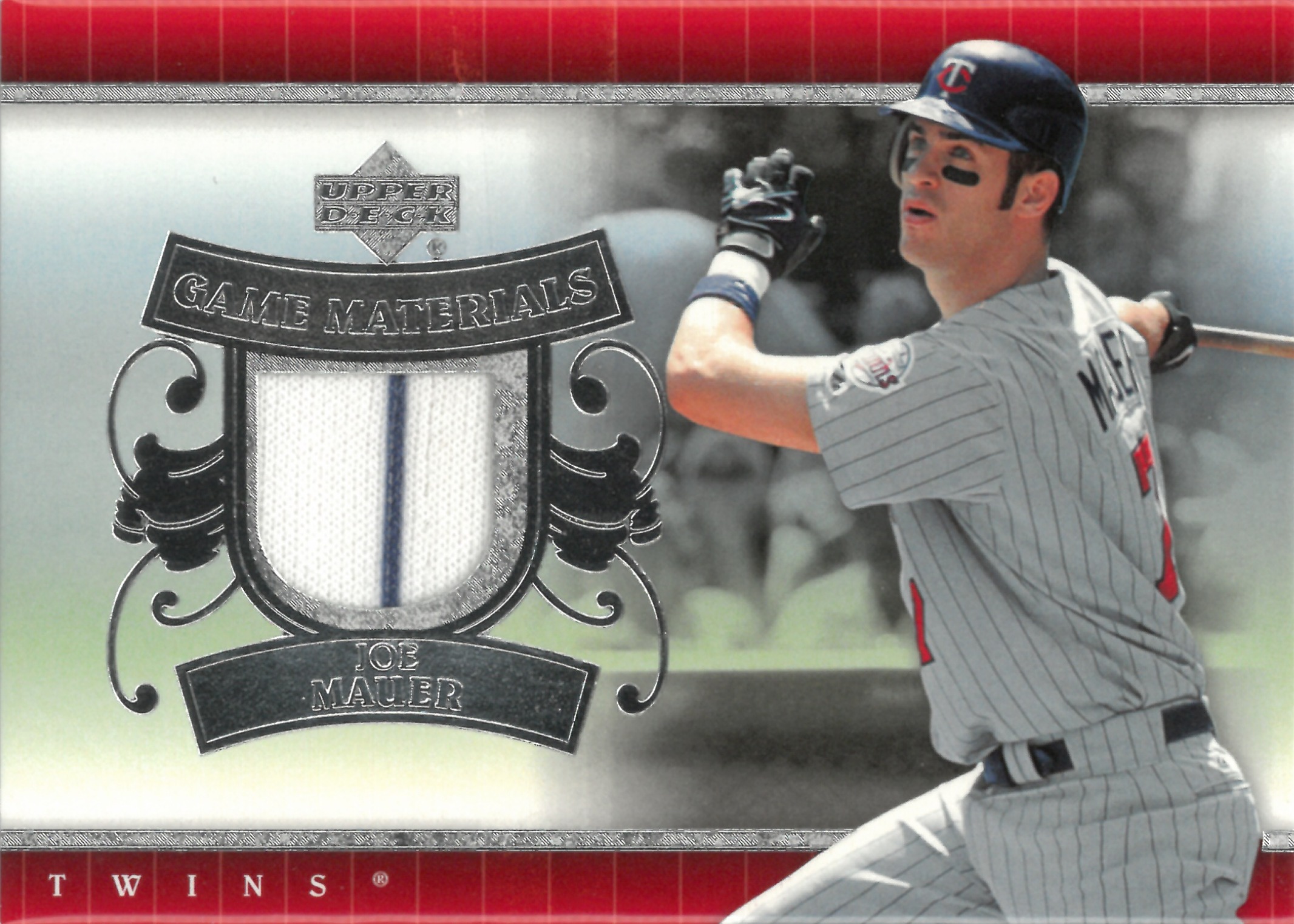 2007 Upper Deck "Joe Mauer" Relic #UD-JM(ジョー・マウアー)