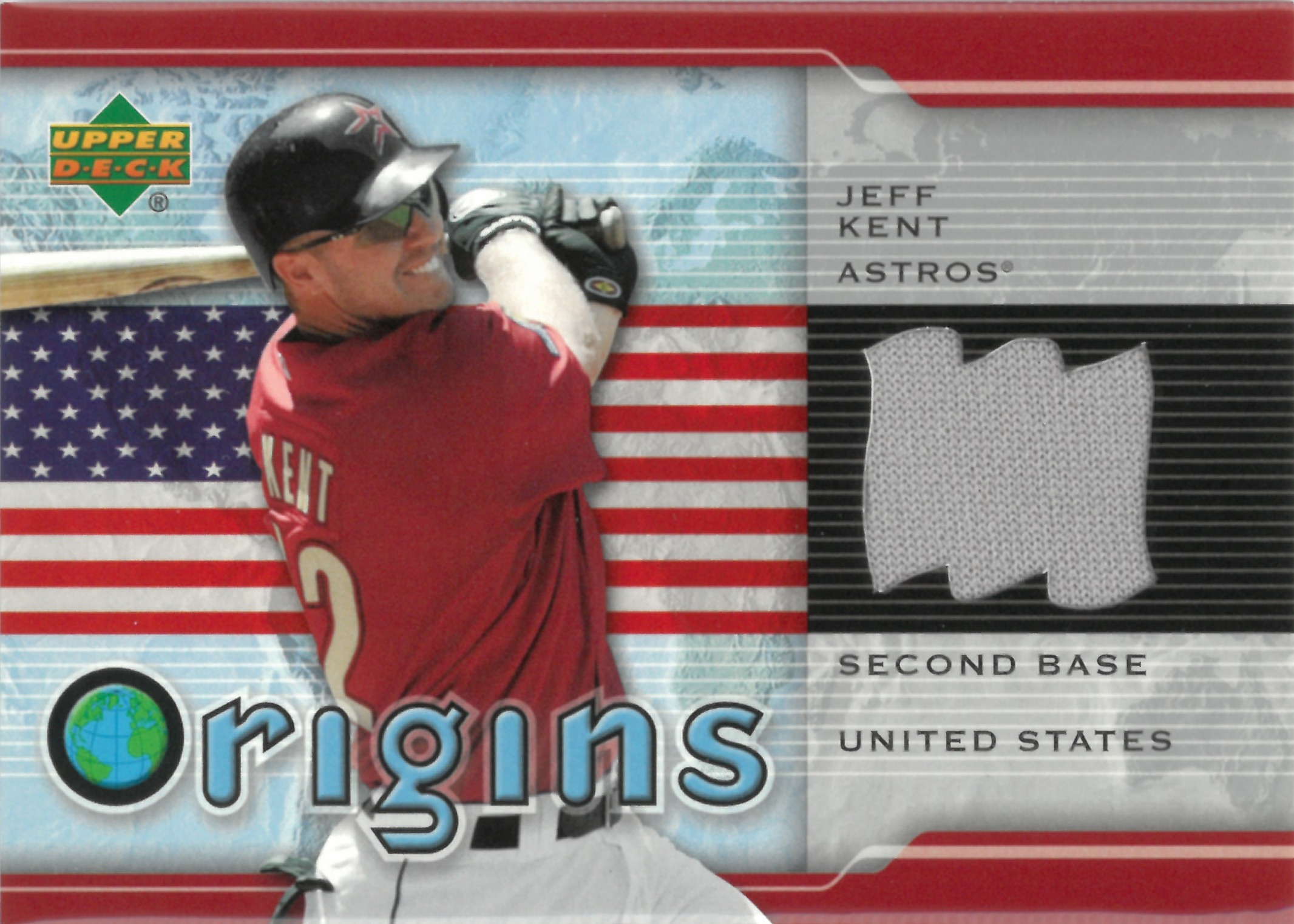 2004 Upper Deck "Jeff Kent" Relic #OR-JK(ジェフ・ケント)