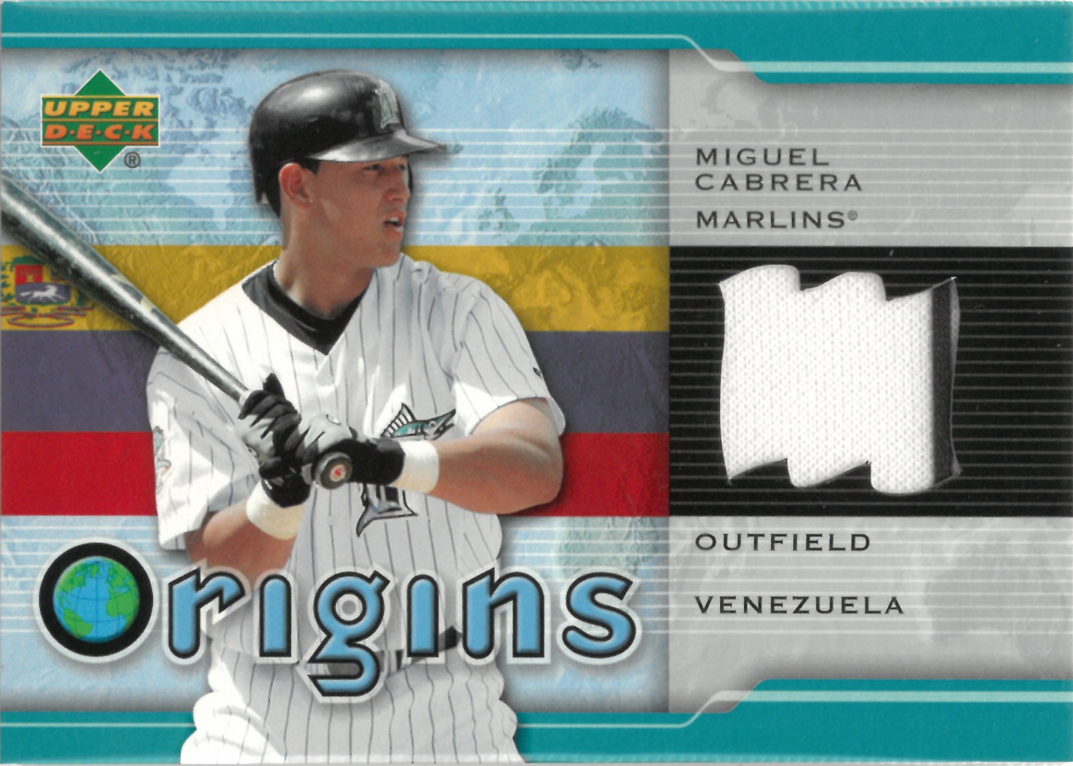 2004 Upper Deck "Miguel Cabrera" Relic #OR-MC(ミゲル・カブレラ)