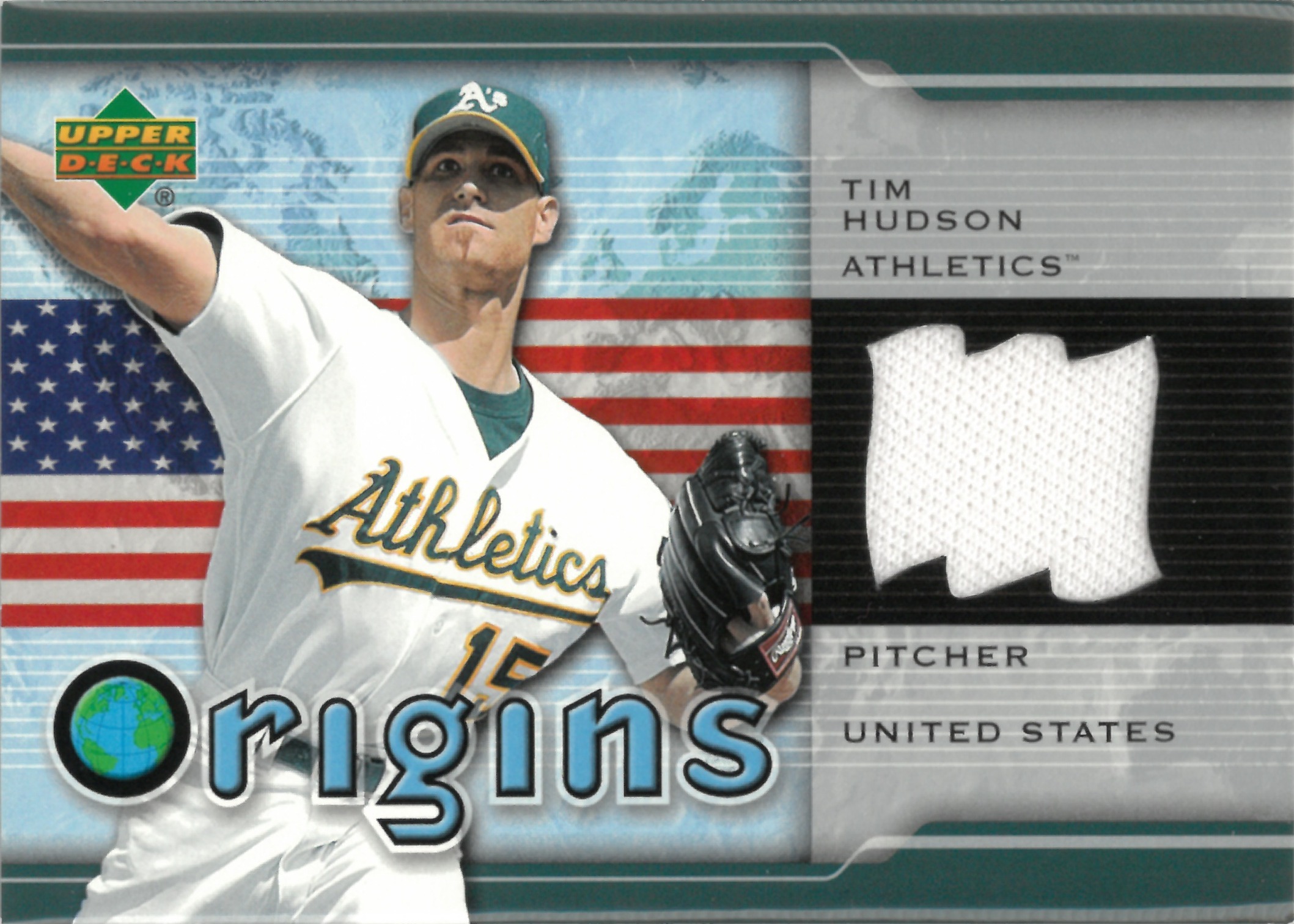 2004 Upper Deck "Tim Hudson" Relic #OR-TH(ティム・ハドソン)