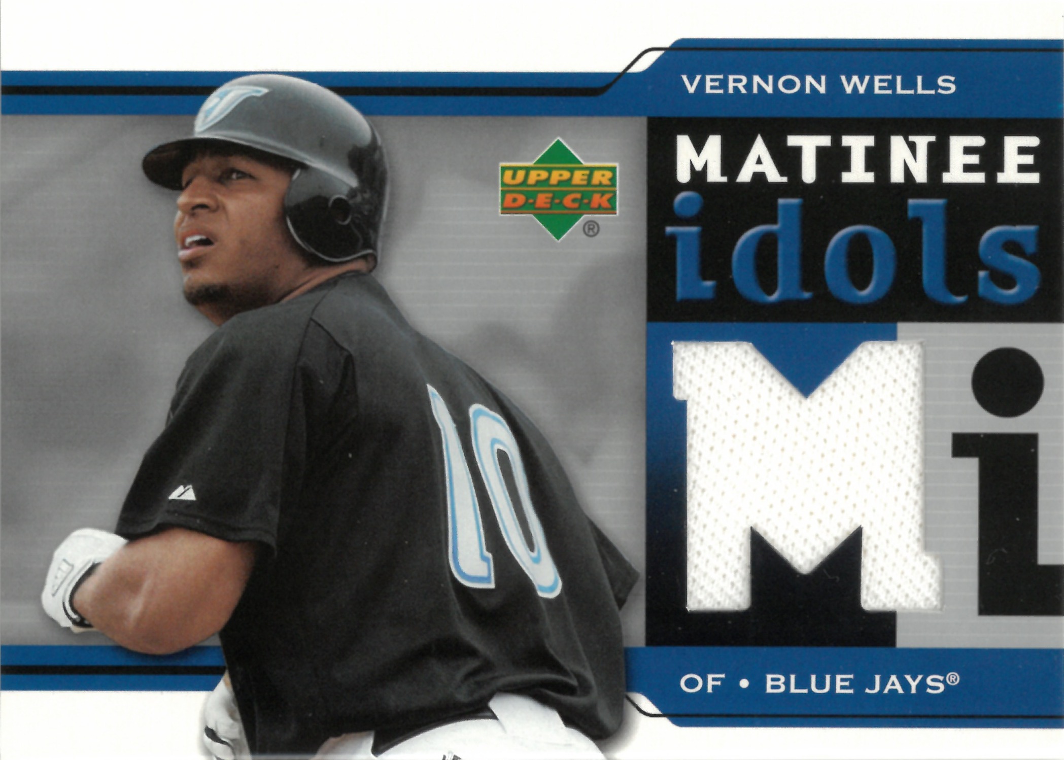 2004 Upper Deck "Vernon Wells" Relic #MI-VW(ヴァーノン・ウェルズ)
