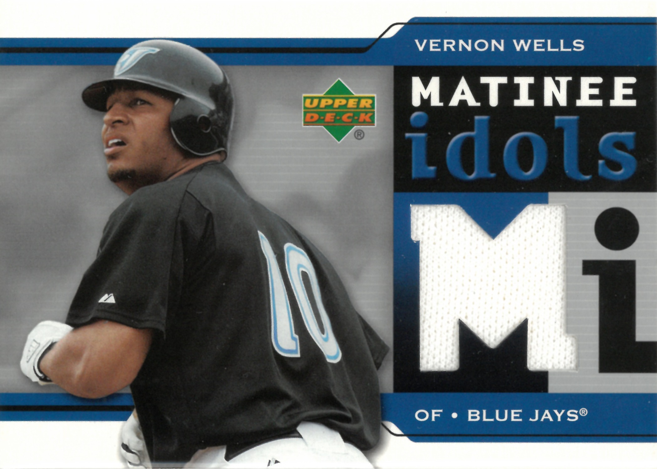 2004 Upper Deck "Vernon Wells" Relic #MI-VW(ヴァーノン・ウェルズ)