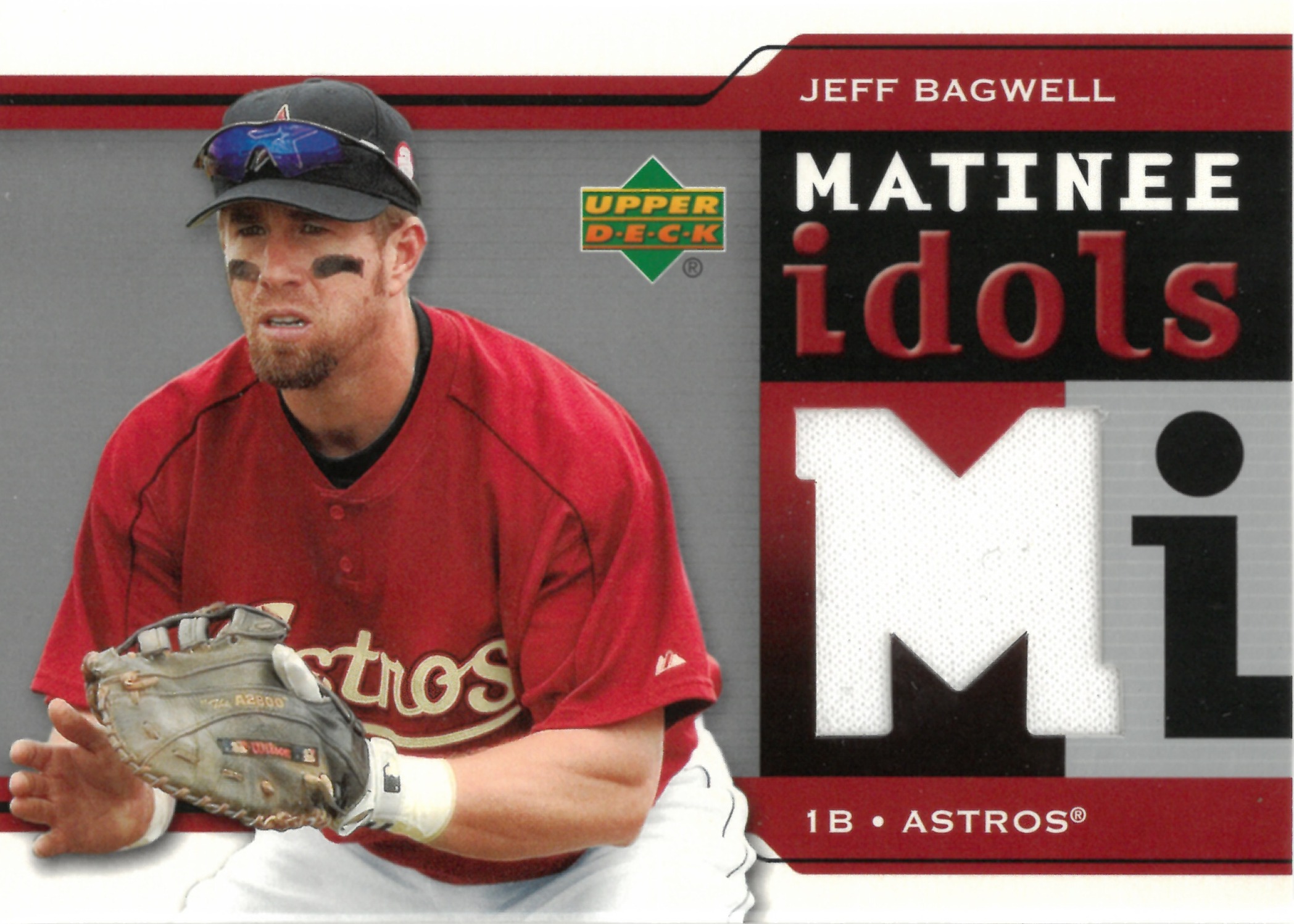 2004 Upper Deck "Jeff Bagwell" Relic #MI-JB(ジェフ・バグウェル)
