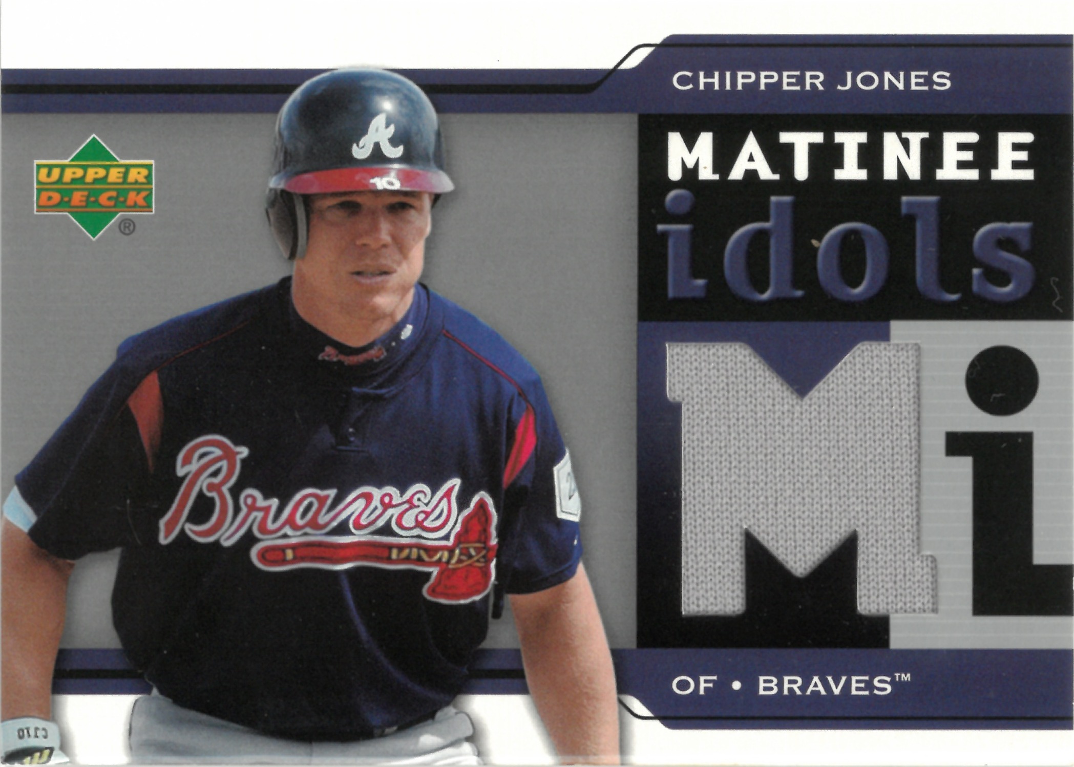 2004 Upper Deck "Chipper Jones" Relic #MI-CJ(チッパー・ジョーンズ)