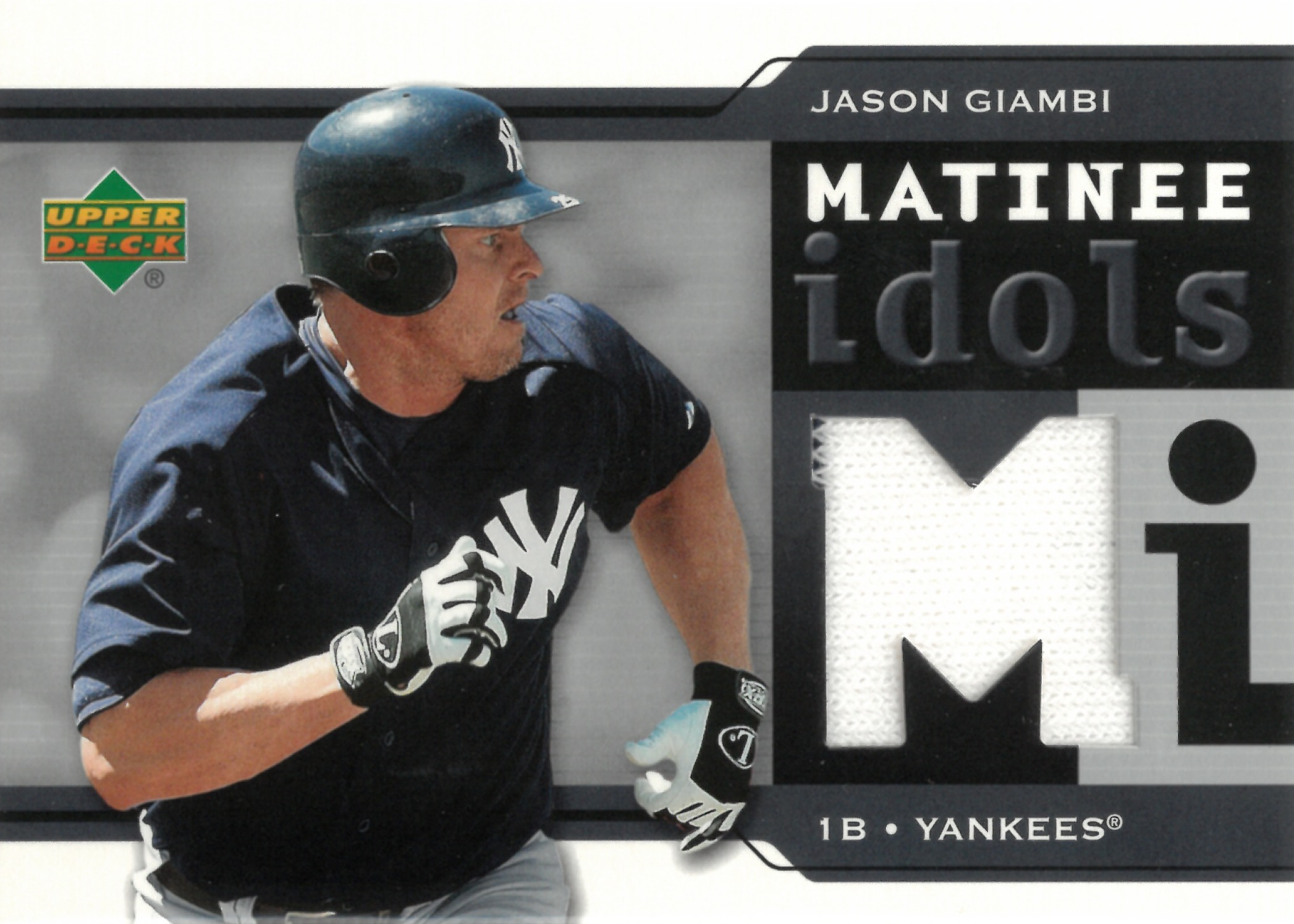 2004 Upper Deck "Jason Giambi" Relic #MI-JG(ジェイソン・ジアンビ)