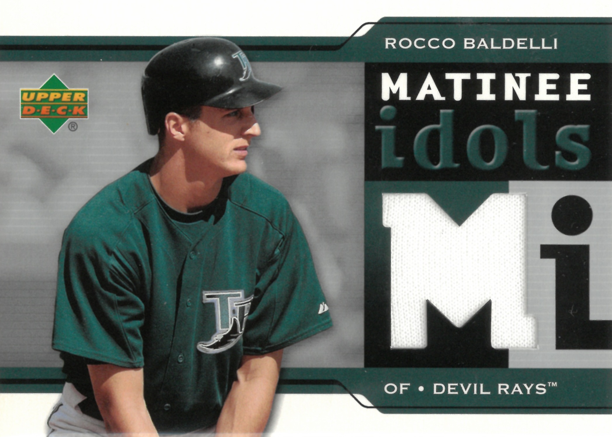 2004 Upper Deck "Rocco Baldelli" Relic #MI-RB(ロッコ・バルデッリ)